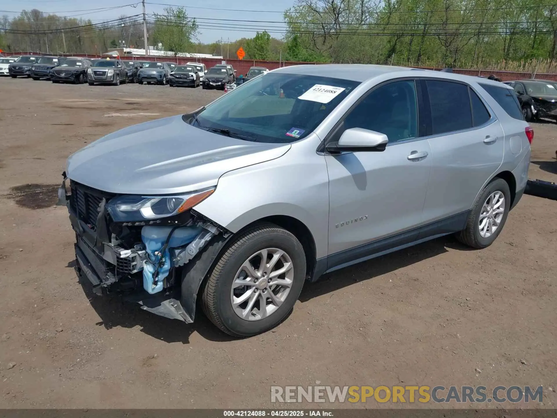 2 fotografías del automóvil dañado 3GNAXKEV3KS647429 CHEVROLET EQUINOX 2019
