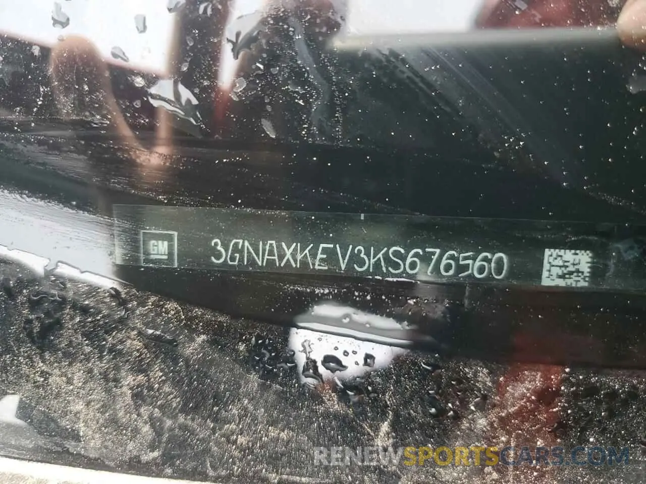 13 fotografías del automóvil dañado 3GNAXKEV3KS676560 CHEVROLET EQUINOX 2019