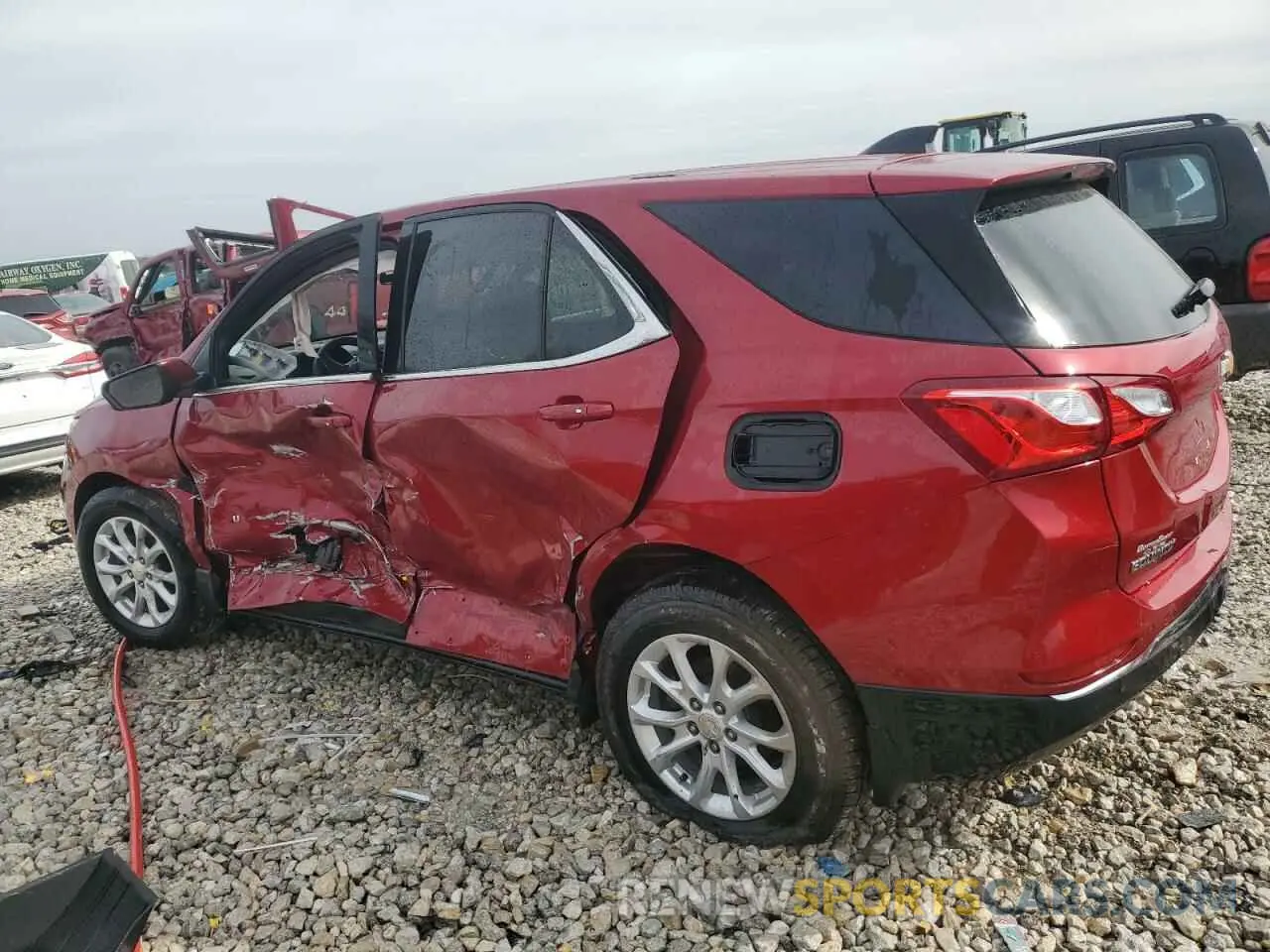 2 fotografías del automóvil dañado 3GNAXKEV3KS676560 CHEVROLET EQUINOX 2019