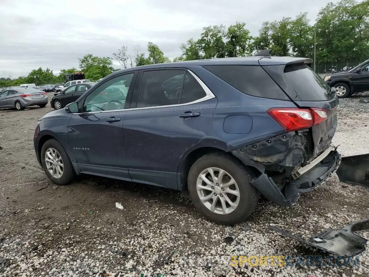 2 fotografías del automóvil dañado 3GNAXKEV5KS527440 CHEVROLET EQUINOX 2019
