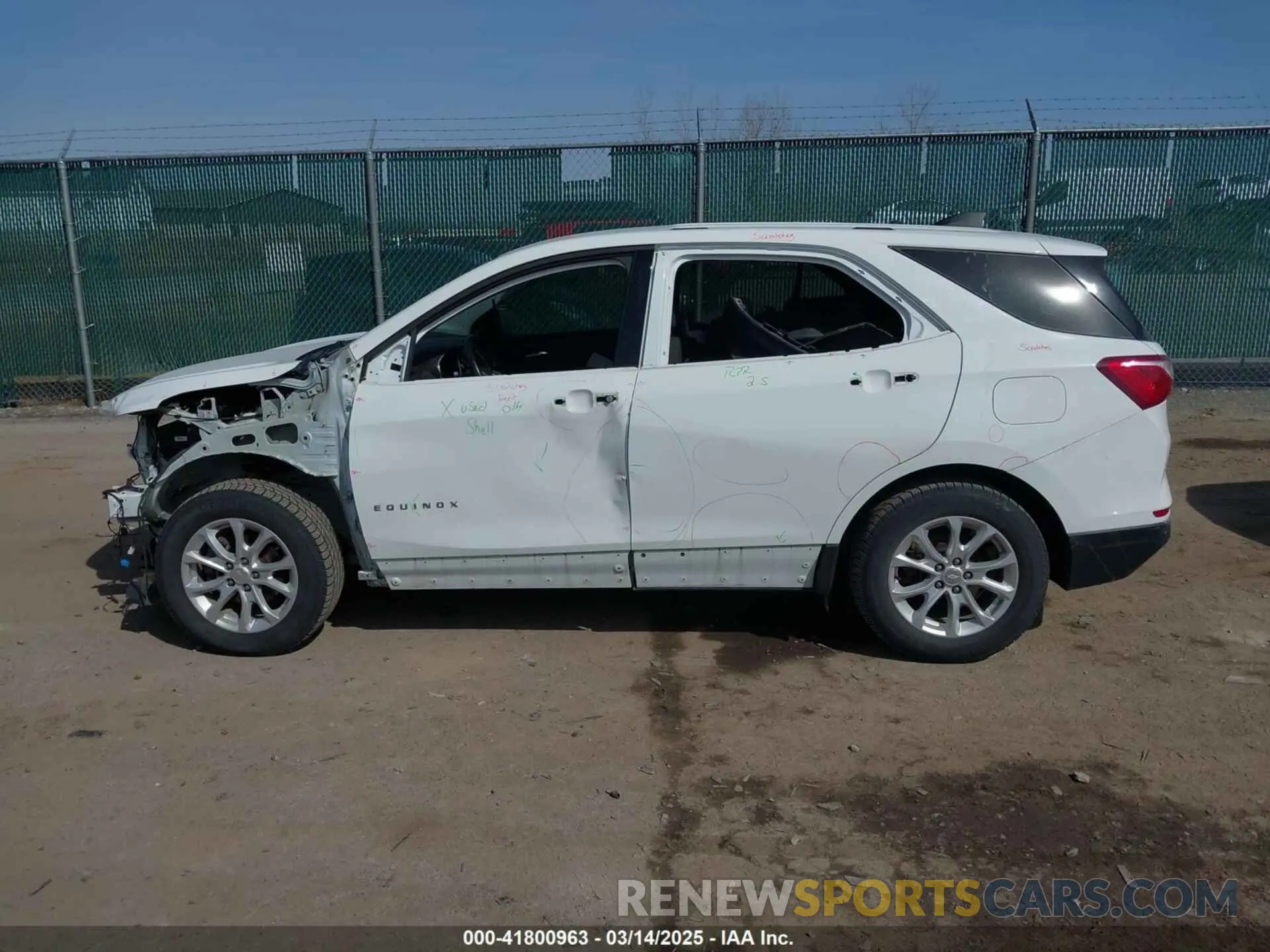 14 fotografías del automóvil dañado 3GNAXKEV5KS604260 CHEVROLET EQUINOX 2019