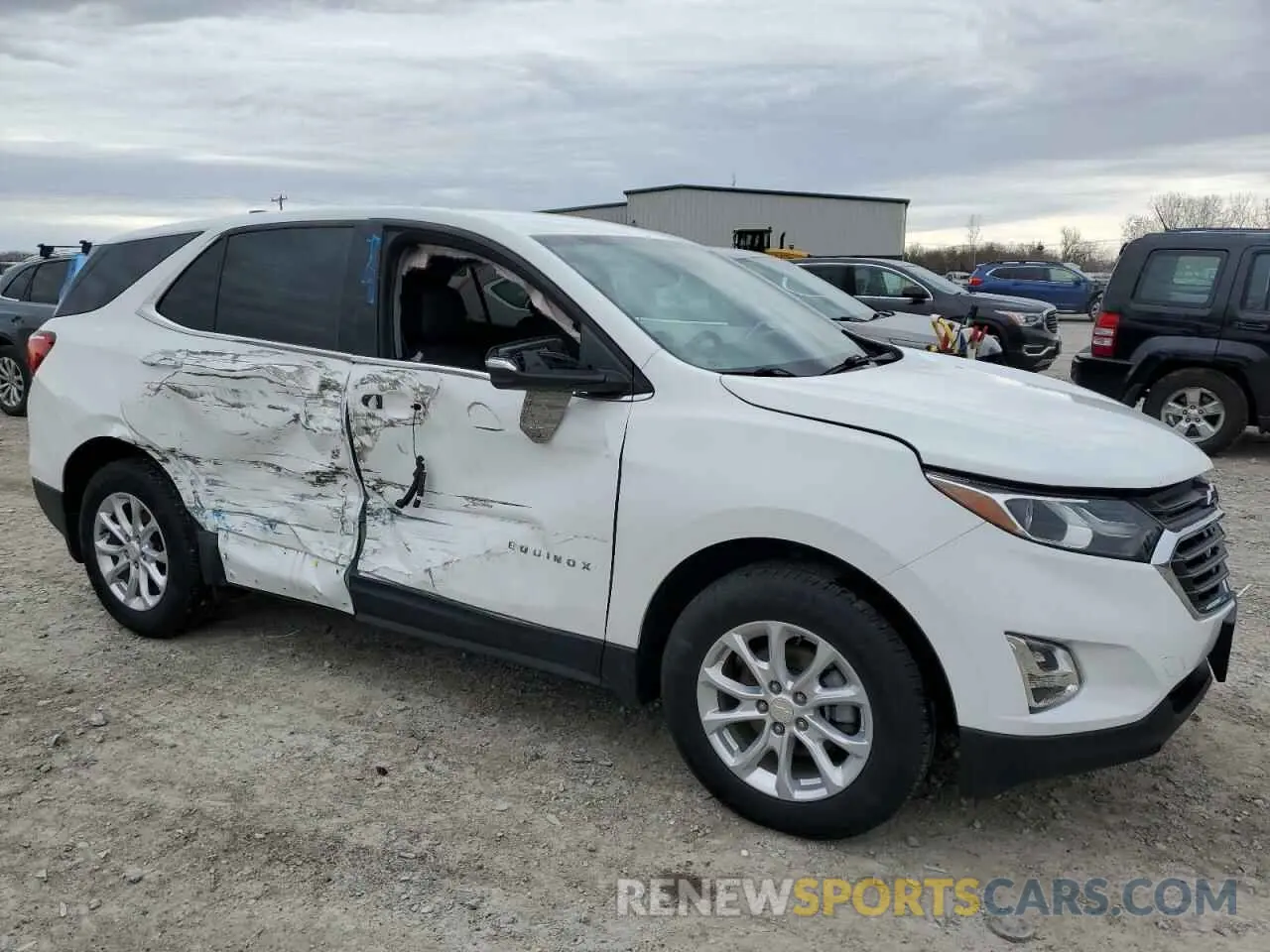 4 fotografías del automóvil dañado 3GNAXKEV5KS631622 CHEVROLET EQUINOX 2019