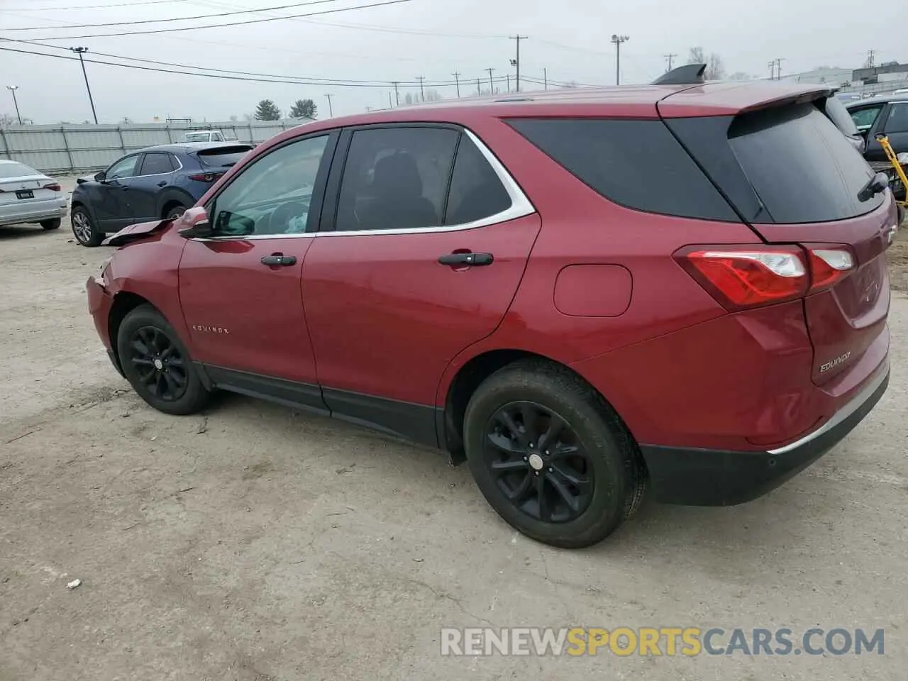 2 fotografías del automóvil dañado 3GNAXKEV6KS570152 CHEVROLET EQUINOX 2019
