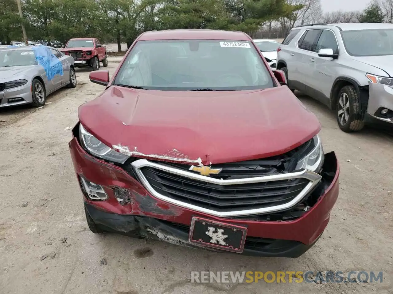 5 fotografías del automóvil dañado 3GNAXKEV6KS570152 CHEVROLET EQUINOX 2019