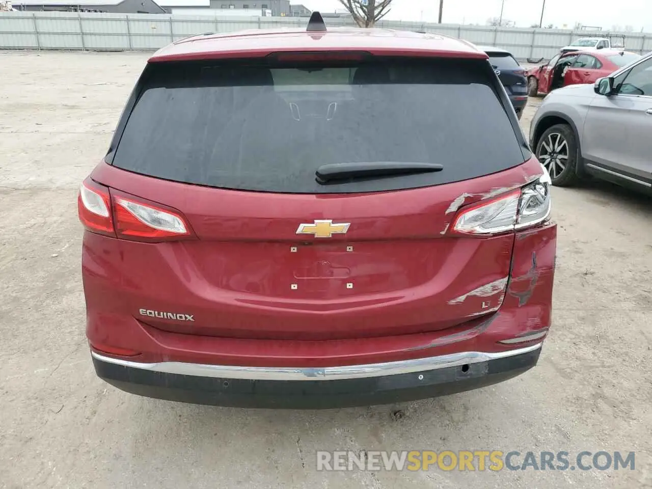6 fotografías del automóvil dañado 3GNAXKEV6KS570152 CHEVROLET EQUINOX 2019