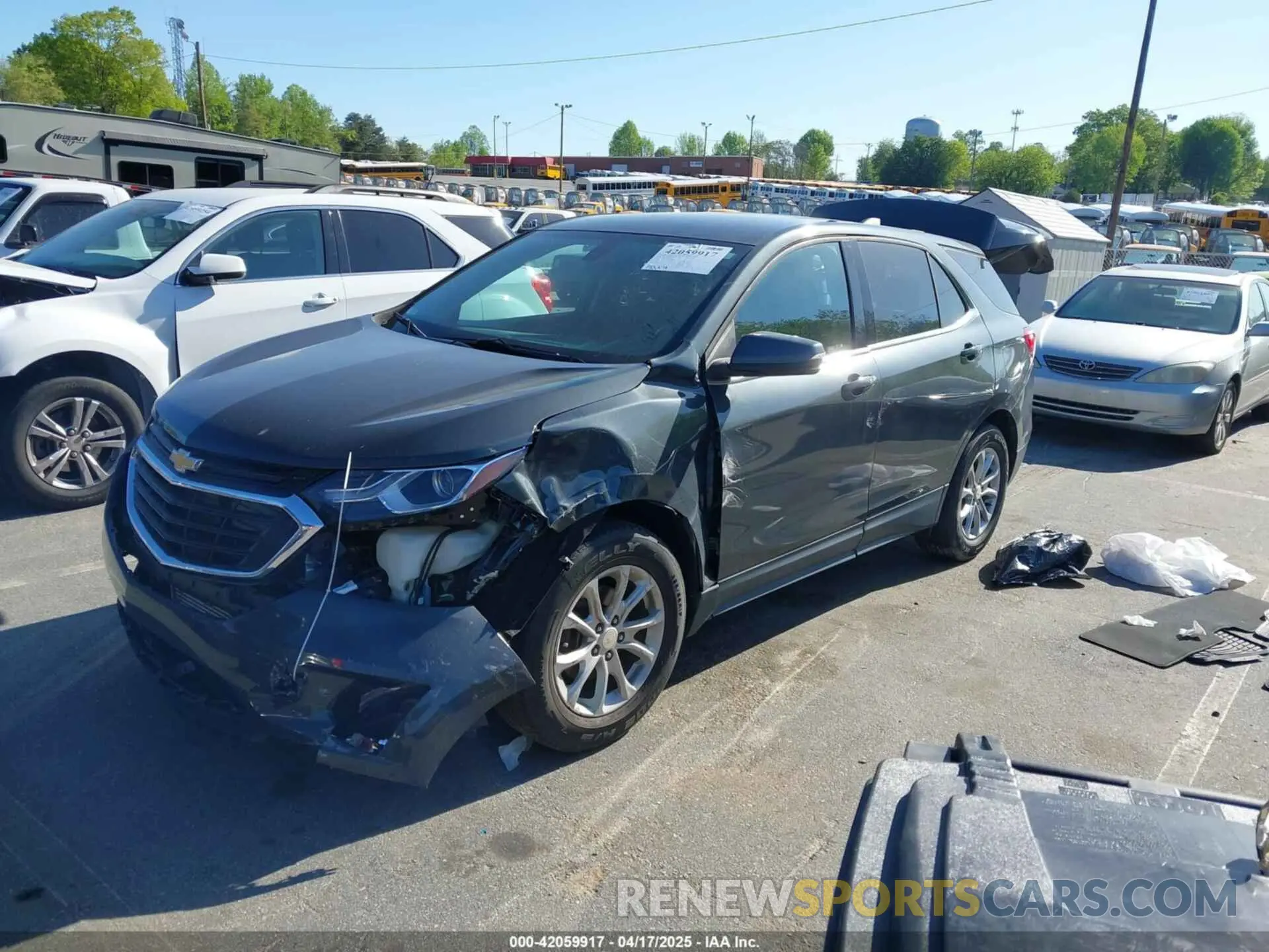 2 fotografías del automóvil dañado 3GNAXKEV7KS577515 CHEVROLET EQUINOX 2019