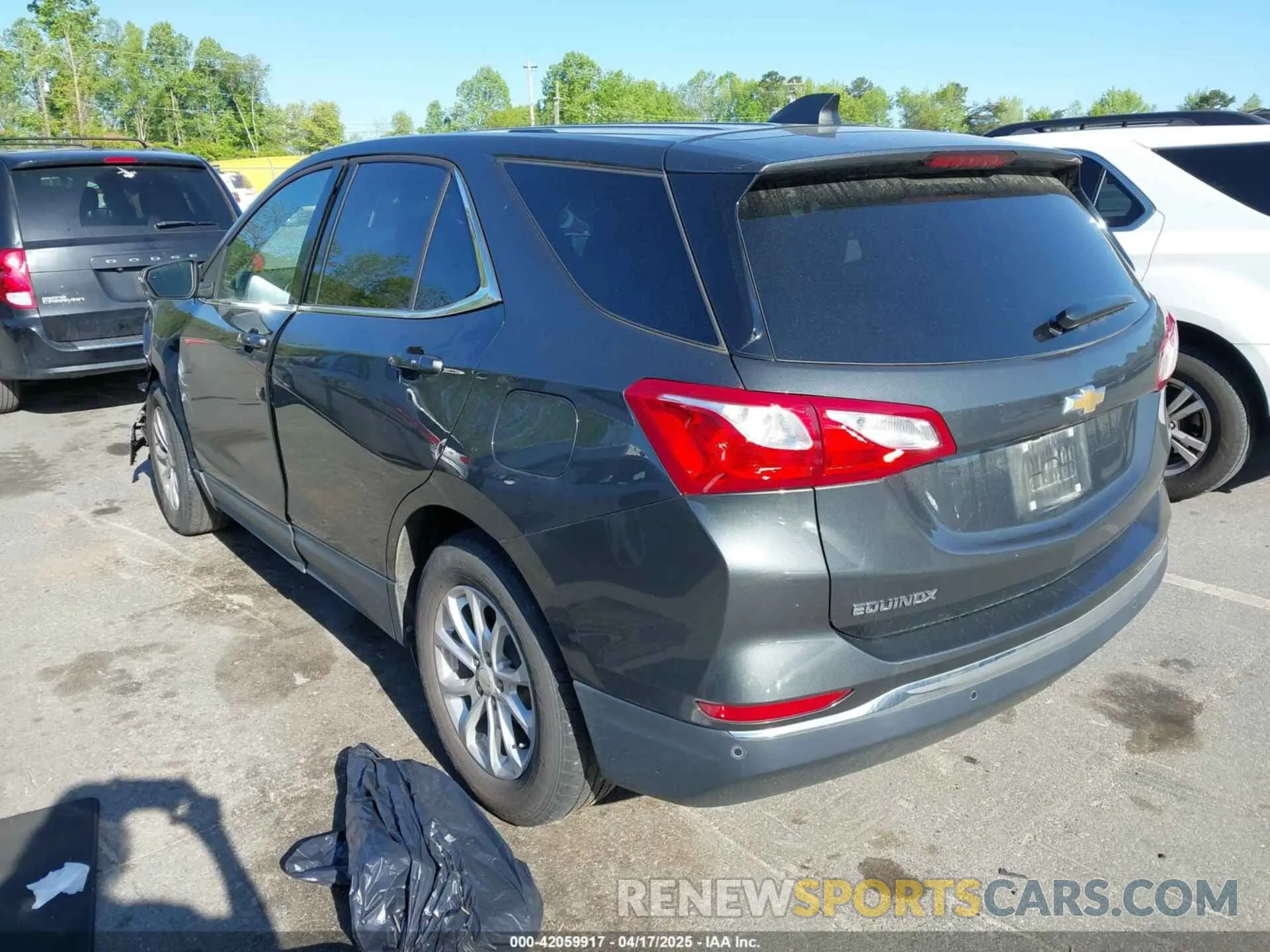 3 fotografías del automóvil dañado 3GNAXKEV7KS577515 CHEVROLET EQUINOX 2019