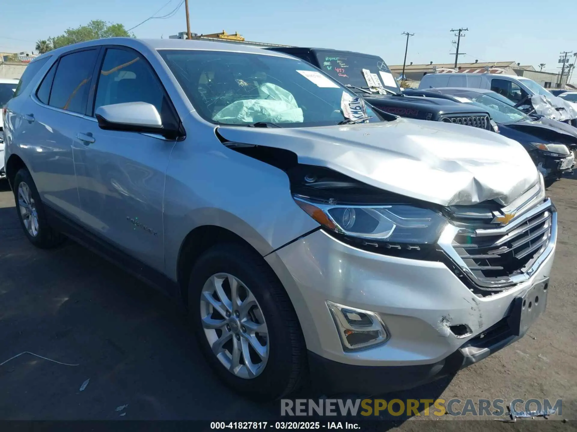 1 fotografías del automóvil dañado 3GNAXKEV7KS663049 CHEVROLET EQUINOX 2019