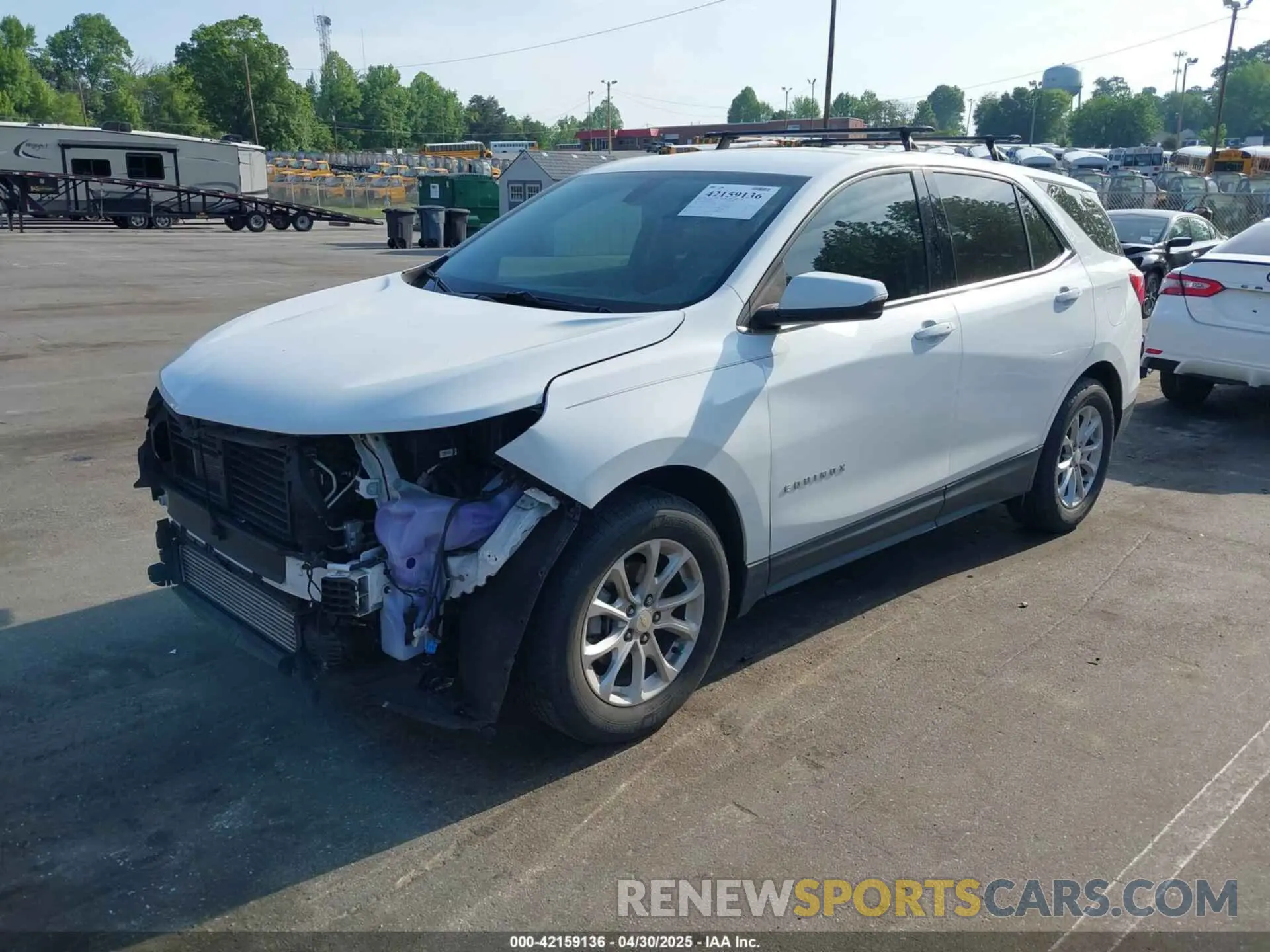 2 fotografías del automóvil dañado 3GNAXKEV8KS599992 CHEVROLET EQUINOX 2019