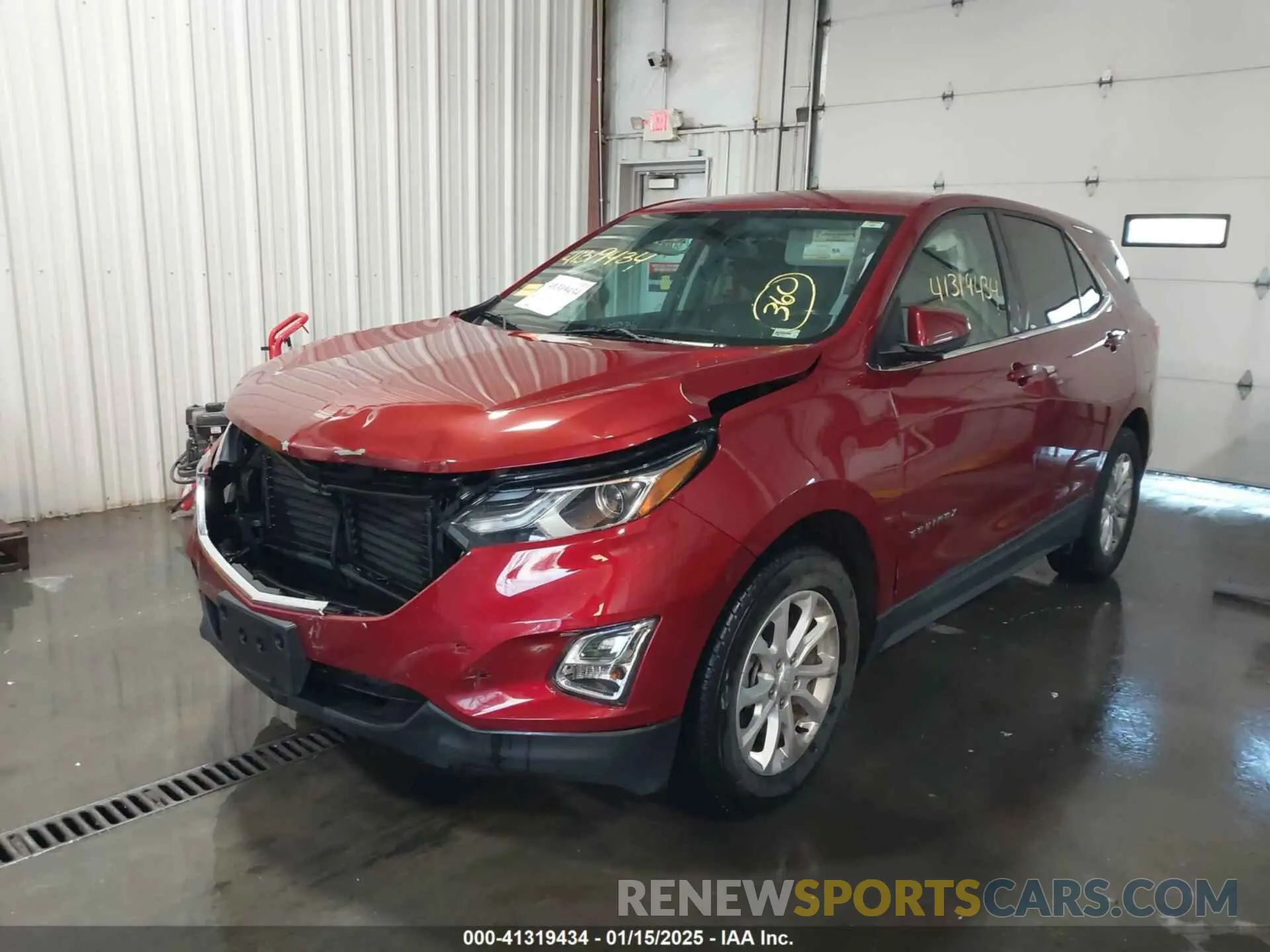 2 fotografías del automóvil dañado 3GNAXKEV8KS668387 CHEVROLET EQUINOX 2019