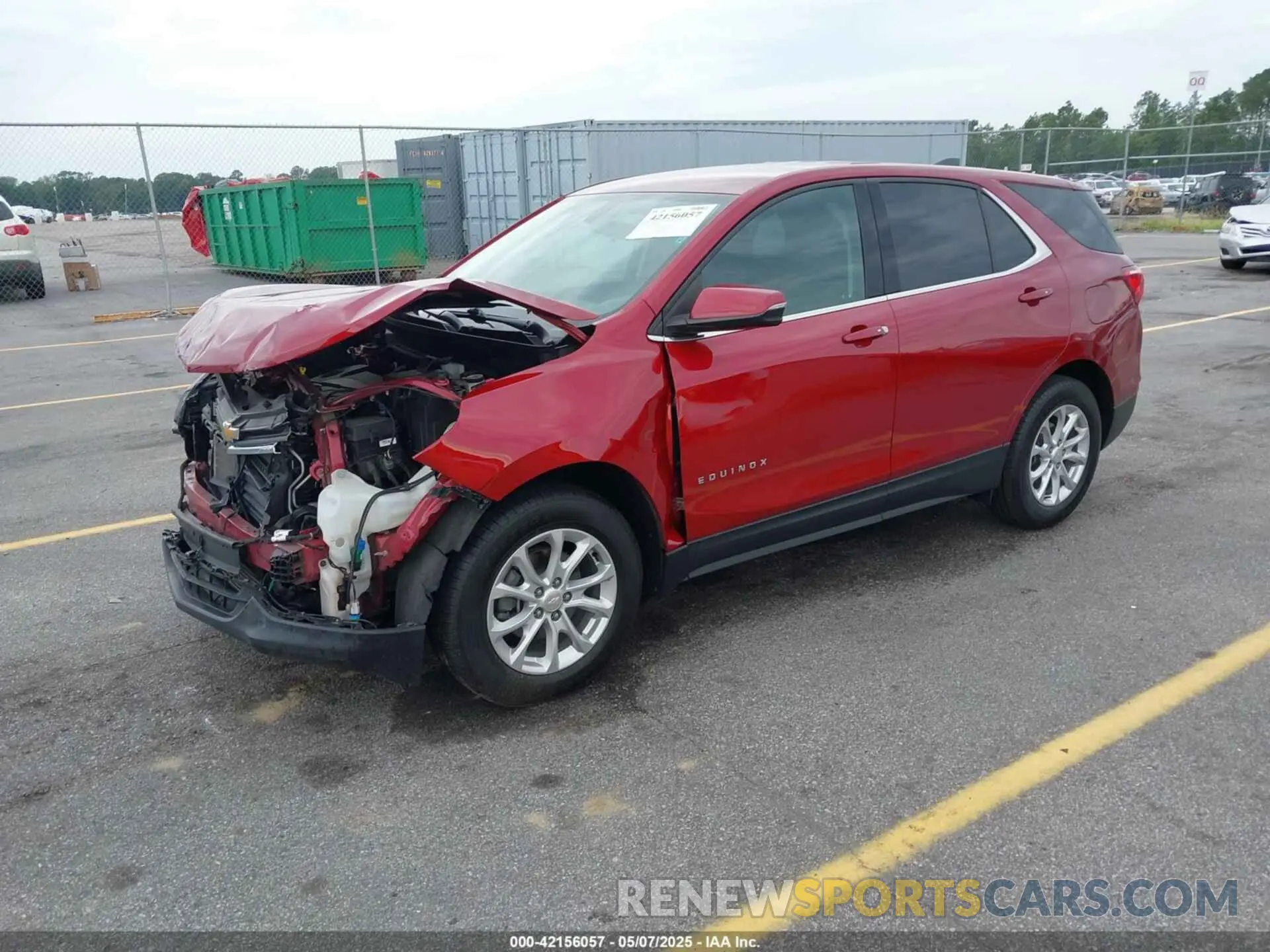2 fotografías del automóvil dañado 3GNAXKEV8KS674187 CHEVROLET EQUINOX 2019