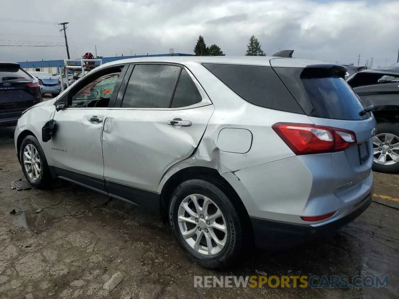 2 fotografías del automóvil dañado 3GNAXKEV9KS592534 CHEVROLET EQUINOX 2019