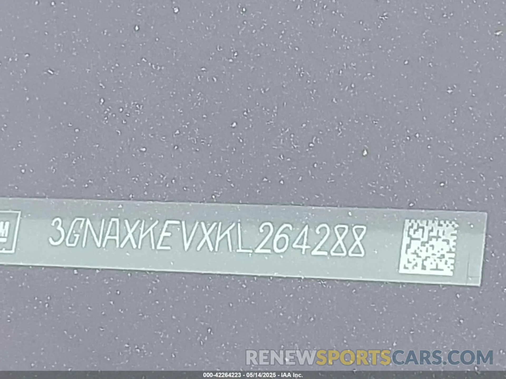 16 fotografías del automóvil dañado 3GNAXKEVXKL264288 CHEVROLET EQUINOX 2019