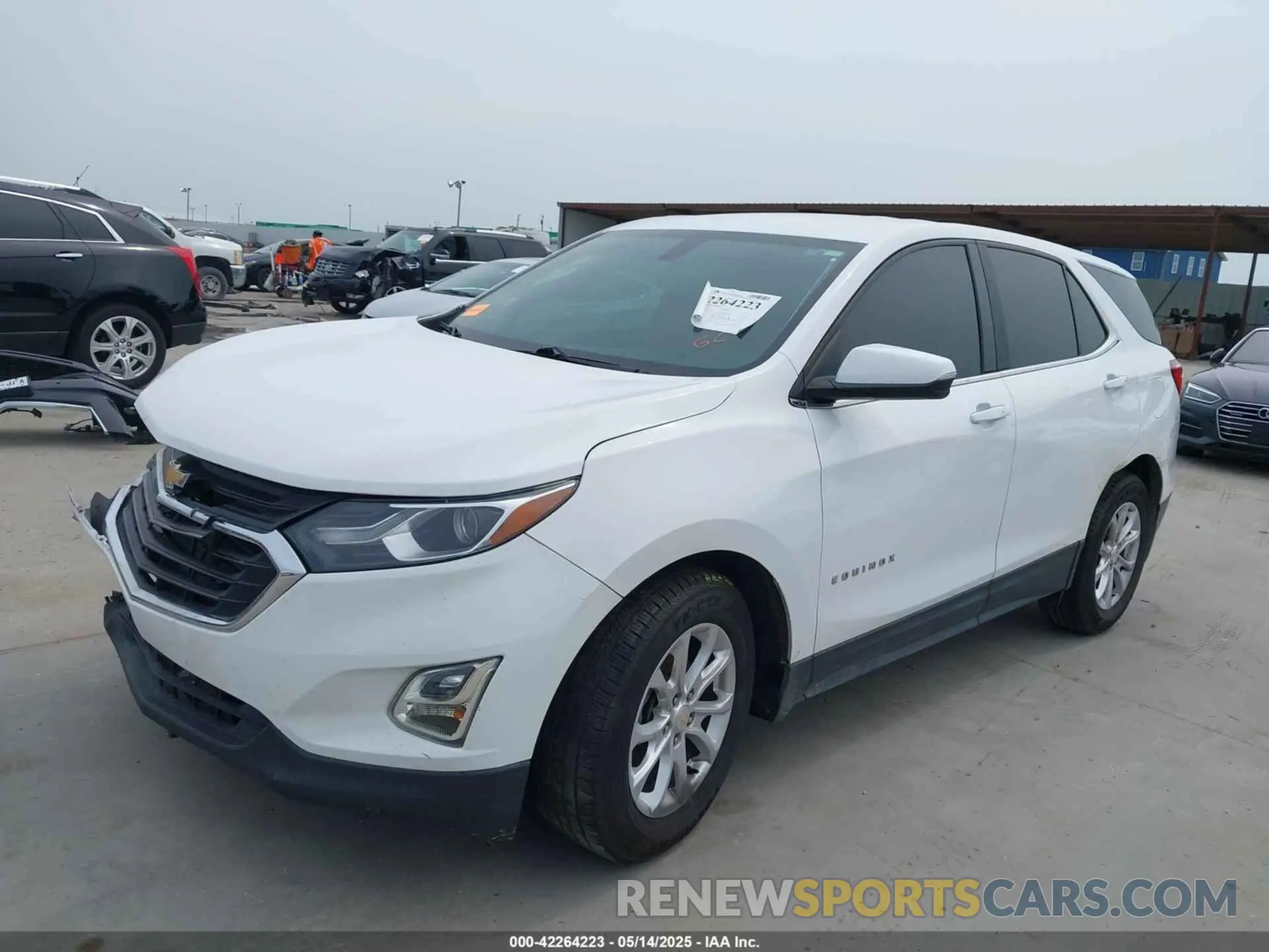2 fotografías del automóvil dañado 3GNAXKEVXKL264288 CHEVROLET EQUINOX 2019