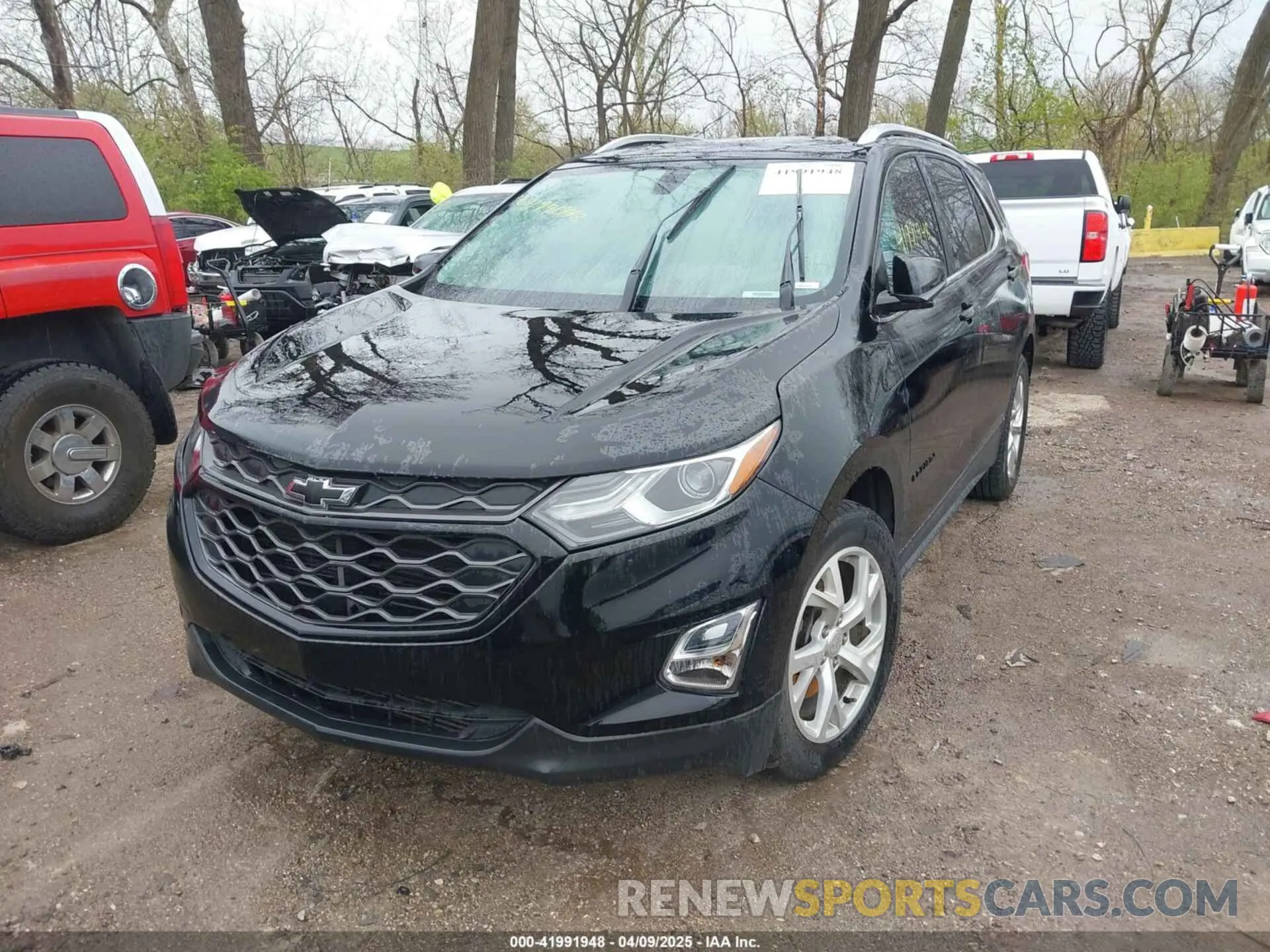 2 fotografías del automóvil dañado 3GNAXLEX0KL278238 CHEVROLET EQUINOX 2019