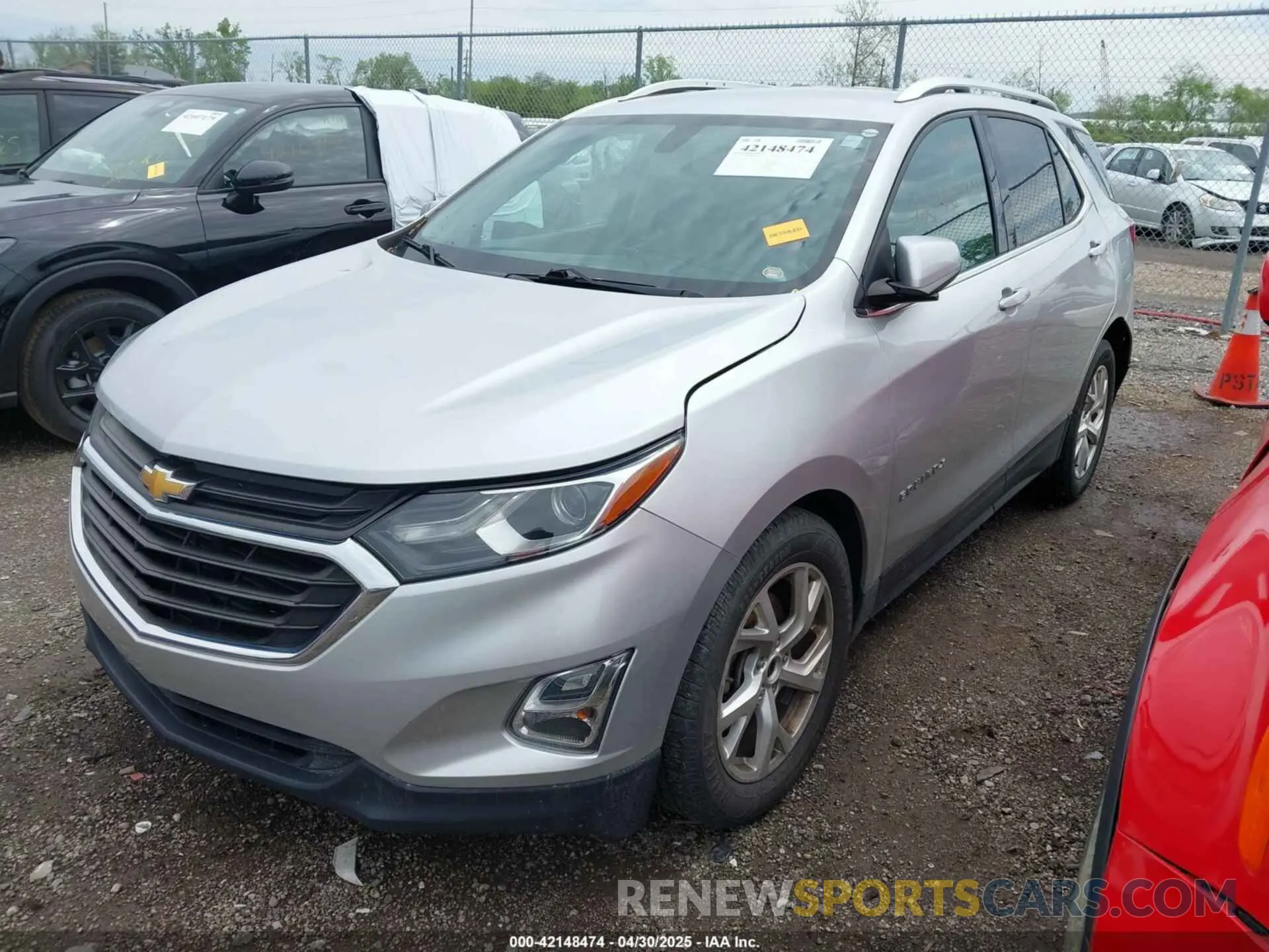 2 fotografías del automóvil dañado 3GNAXLEX0KS615822 CHEVROLET EQUINOX 2019