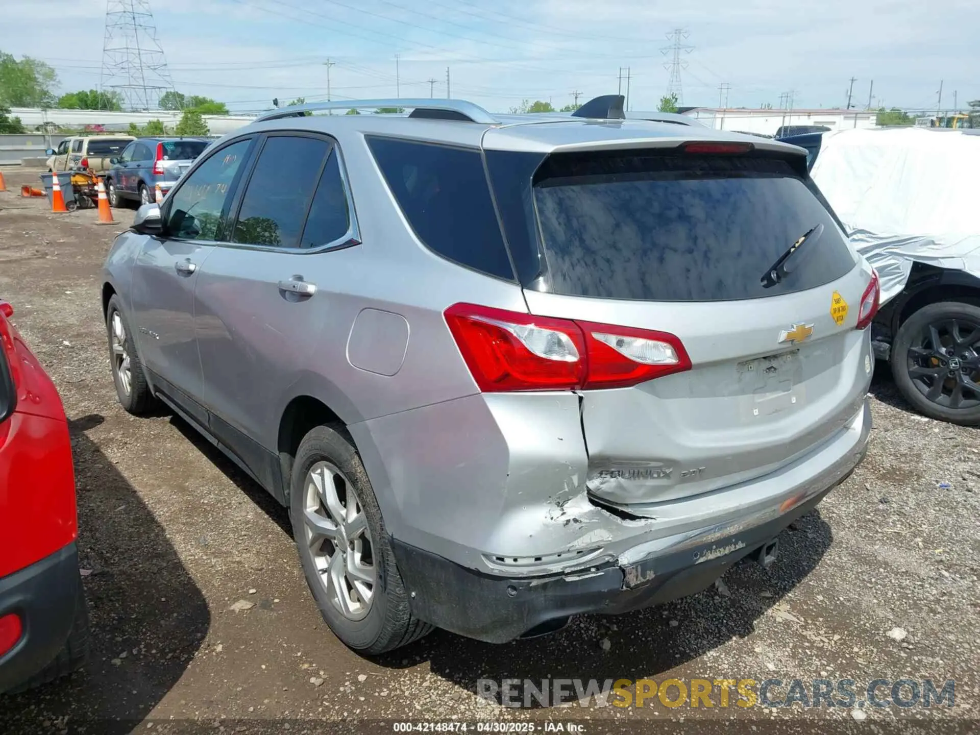 3 fotografías del automóvil dañado 3GNAXLEX0KS615822 CHEVROLET EQUINOX 2019