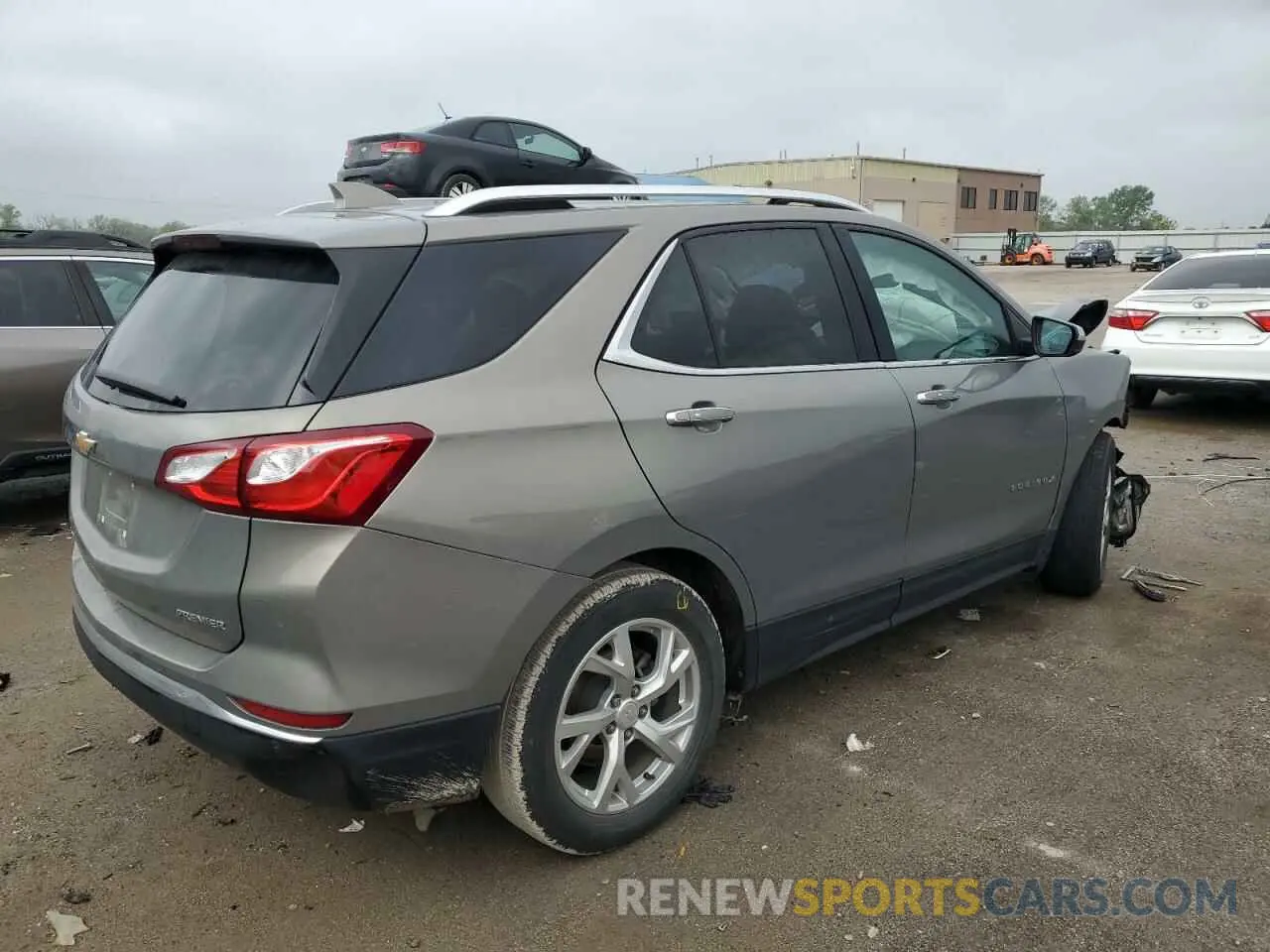 3 fotografías del automóvil dañado 3GNAXNEV2KS543824 CHEVROLET EQUINOX 2019