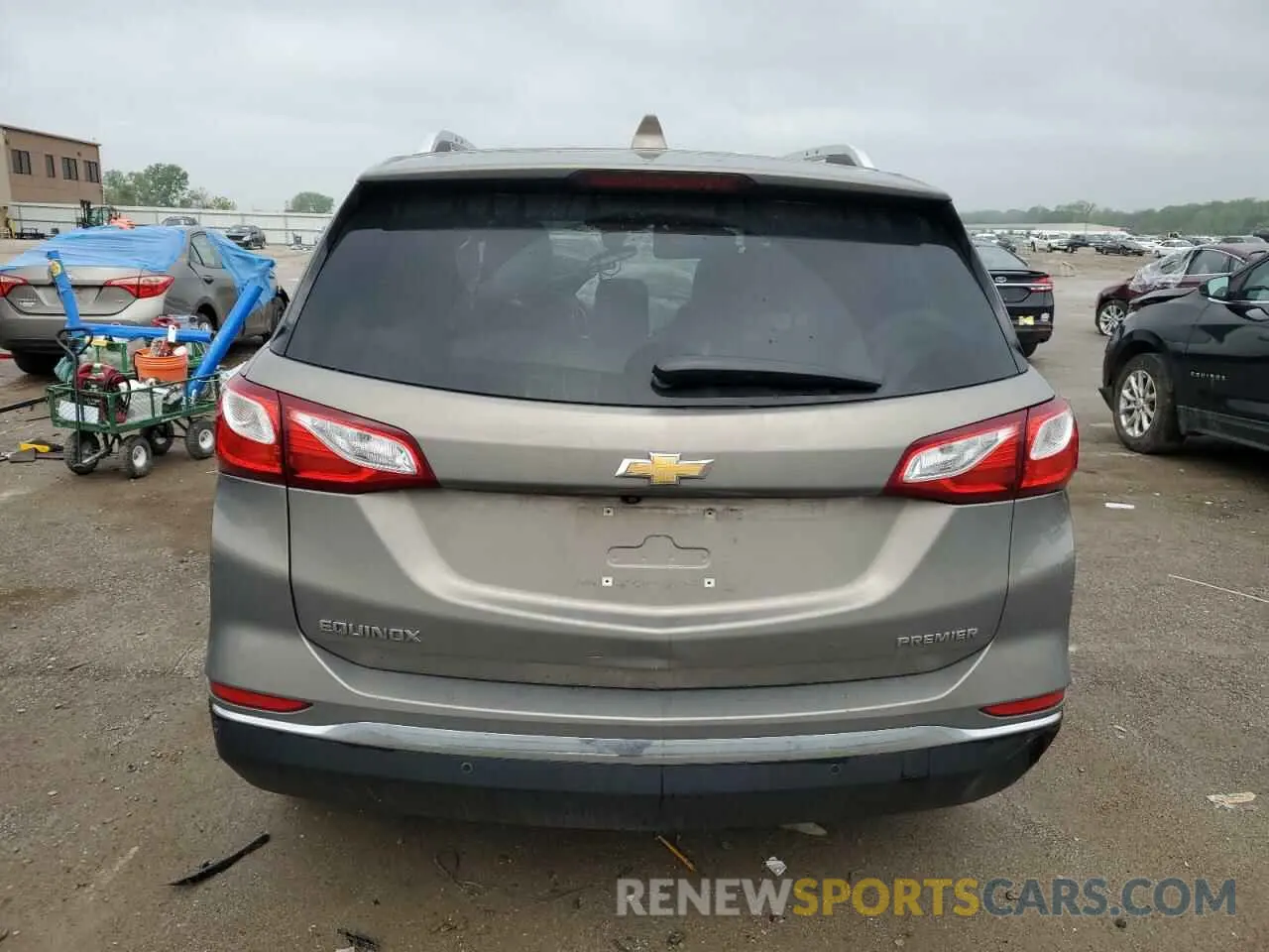 6 fotografías del automóvil dañado 3GNAXNEV2KS543824 CHEVROLET EQUINOX 2019