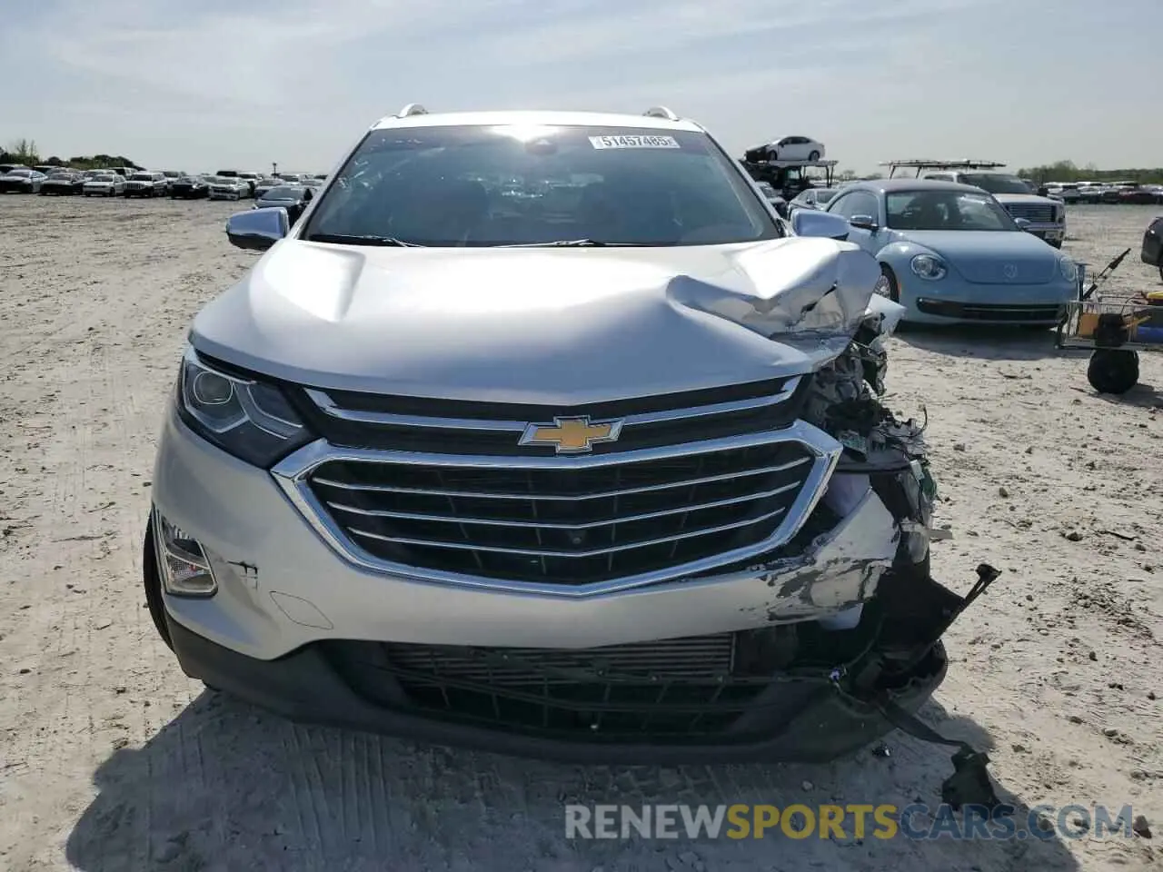 5 fotografías del automóvil dañado 3GNAXNEV2KS545332 CHEVROLET EQUINOX 2019