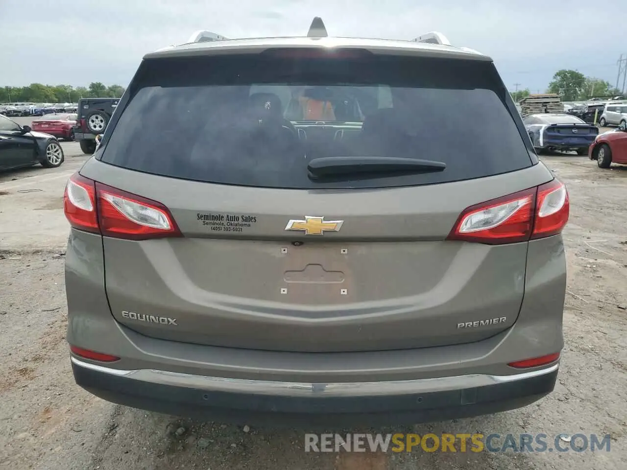 6 fotografías del automóvil dañado 3GNAXNEV8KS561549 CHEVROLET EQUINOX 2019
