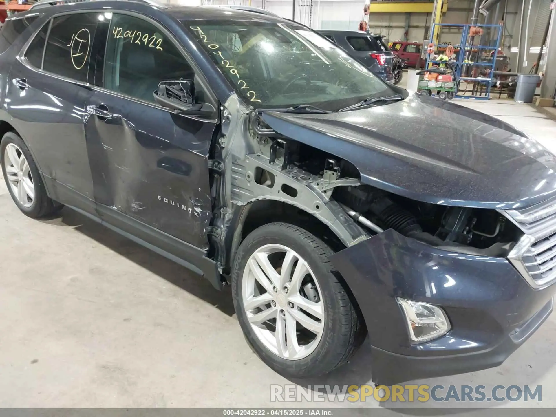 6 fotografías del automóvil dañado 3GNAXNEVXKS500672 CHEVROLET EQUINOX 2019