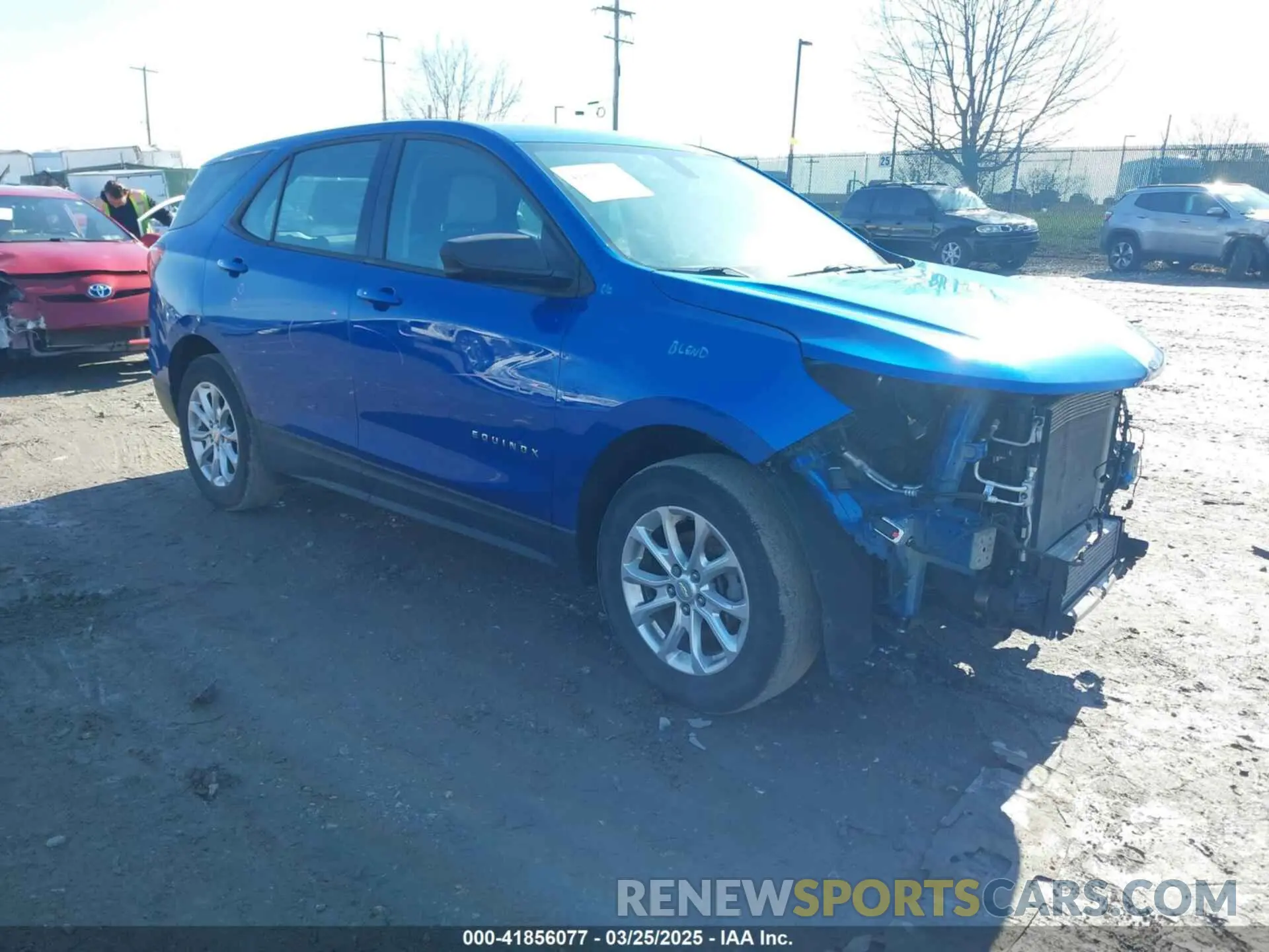 1 fotografías del automóvil dañado 3GNAXSEV8KS594727 CHEVROLET EQUINOX 2019