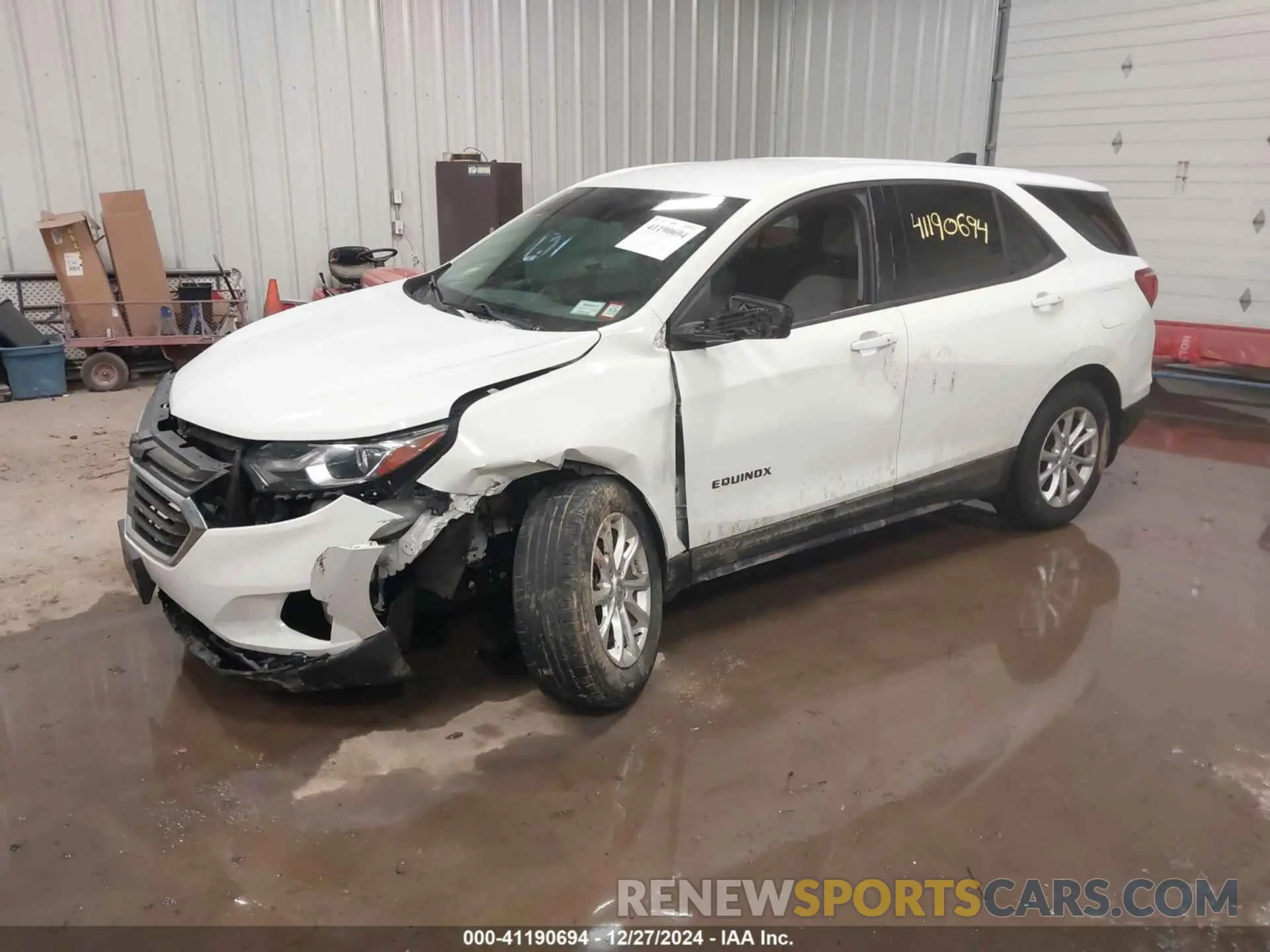 2 fotografías del automóvil dañado 3GNAXSEV9KS634829 CHEVROLET EQUINOX 2019