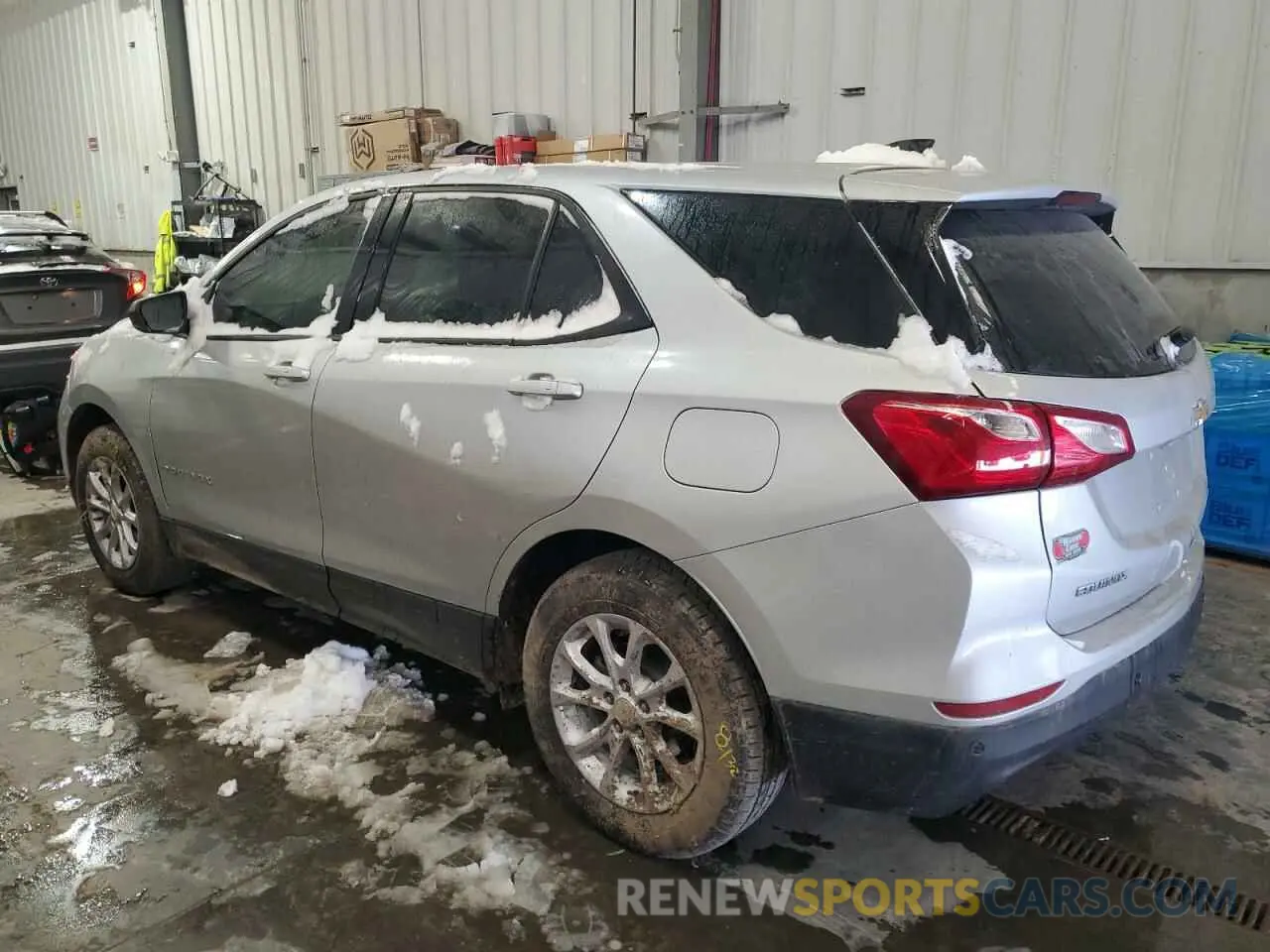 2 fotografías del automóvil dañado 3GNAXSEVXKS673753 CHEVROLET EQUINOX 2019