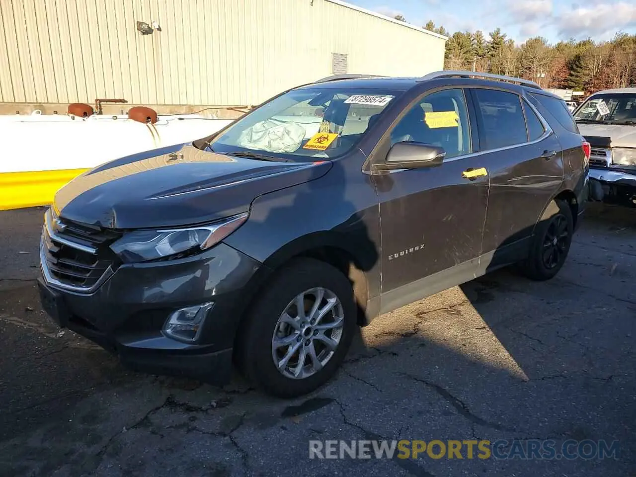 1 fotografías del automóvil dañado 3GNAXUEV0KS523260 CHEVROLET EQUINOX 2019