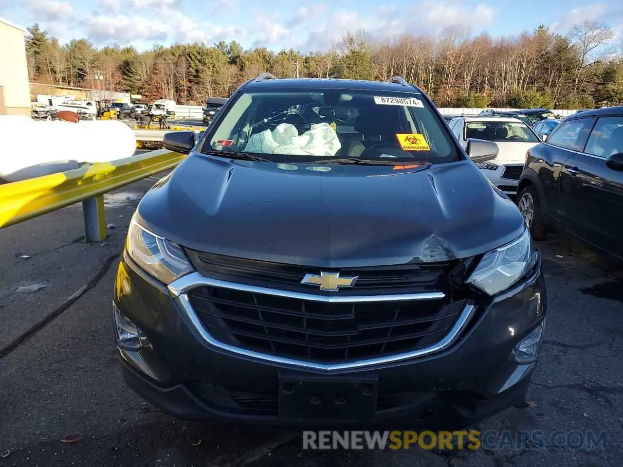 5 fotografías del automóvil dañado 3GNAXUEV0KS523260 CHEVROLET EQUINOX 2019