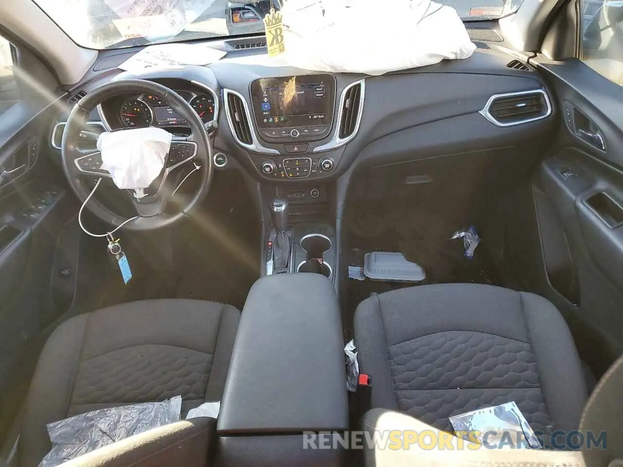 8 fotografías del automóvil dañado 3GNAXUEV0KS523260 CHEVROLET EQUINOX 2019