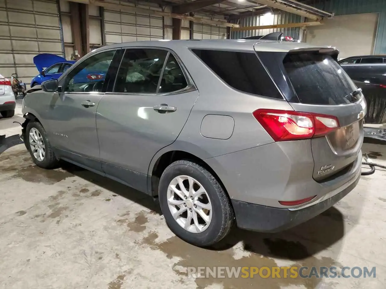 2 fotografías del automóvil dañado 3GNAXUEV2KS549889 CHEVROLET EQUINOX 2019