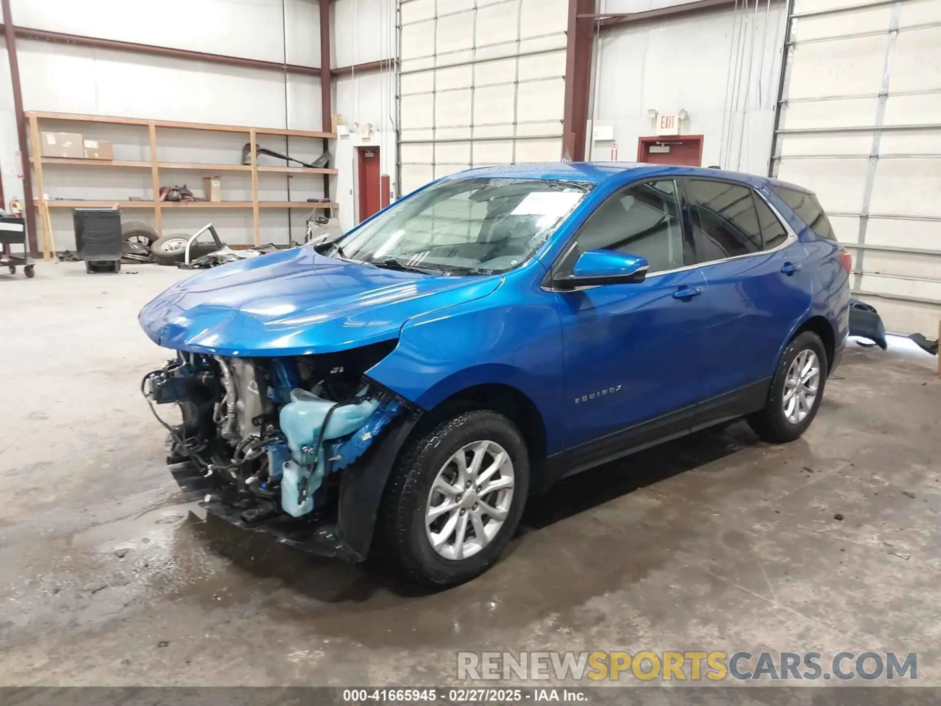 2 fotografías del automóvil dañado 3GNAXUEV2KS573044 CHEVROLET EQUINOX 2019