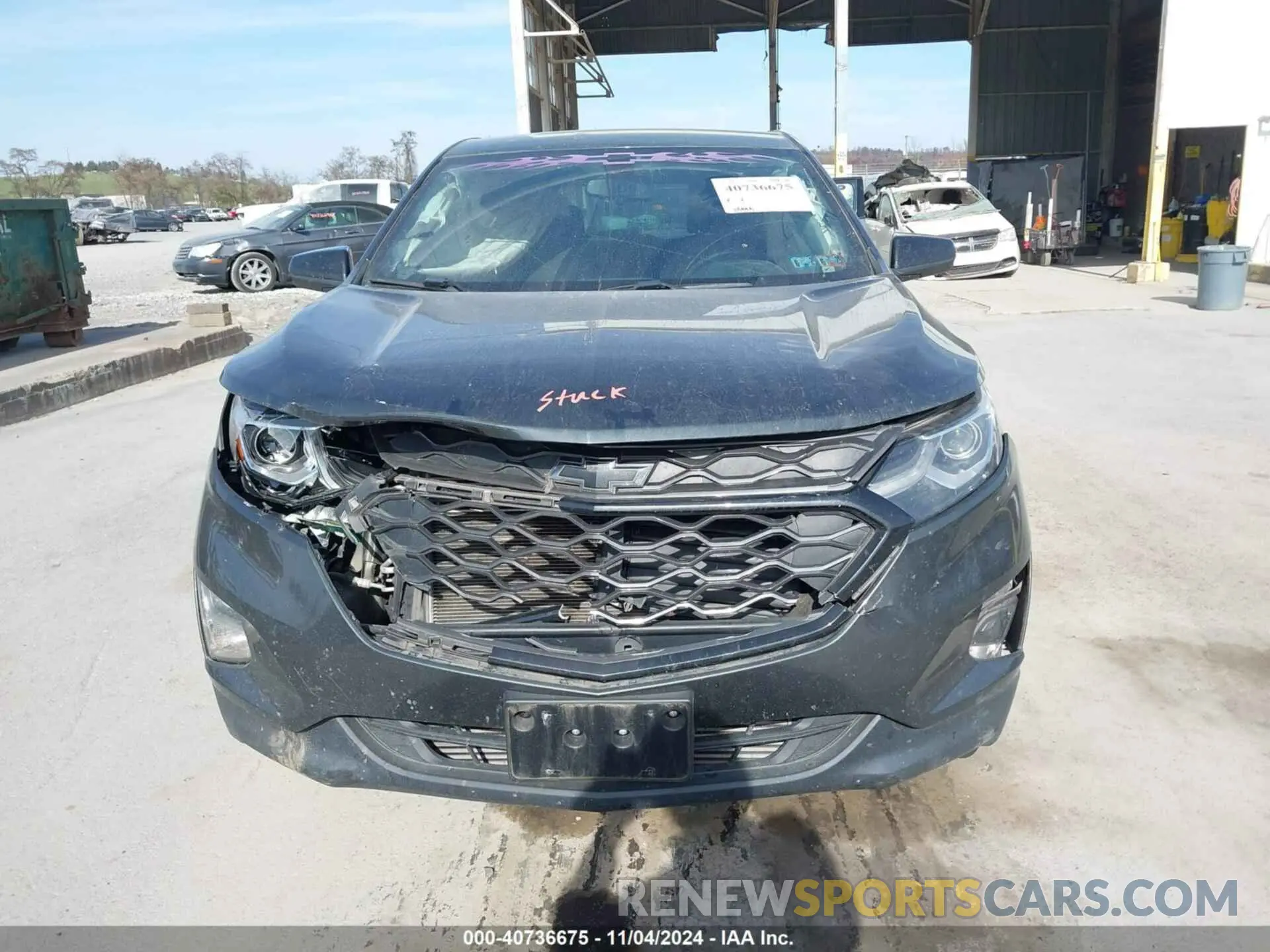 12 fotografías del automóvil dañado 3GNAXUEV2KS680742 CHEVROLET EQUINOX 2019