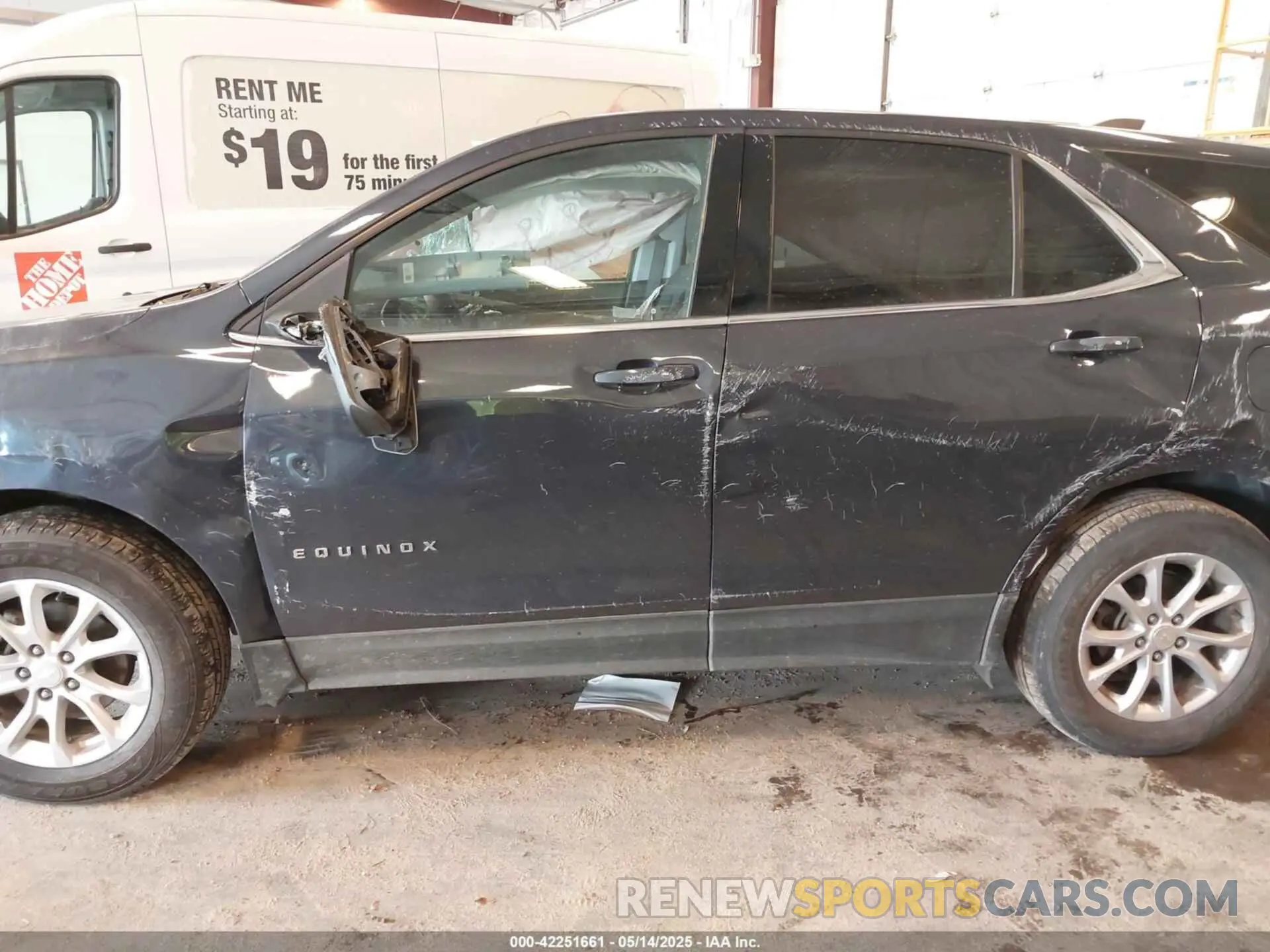 14 fotografías del automóvil dañado 3GNAXUEV3KS513449 CHEVROLET EQUINOX 2019