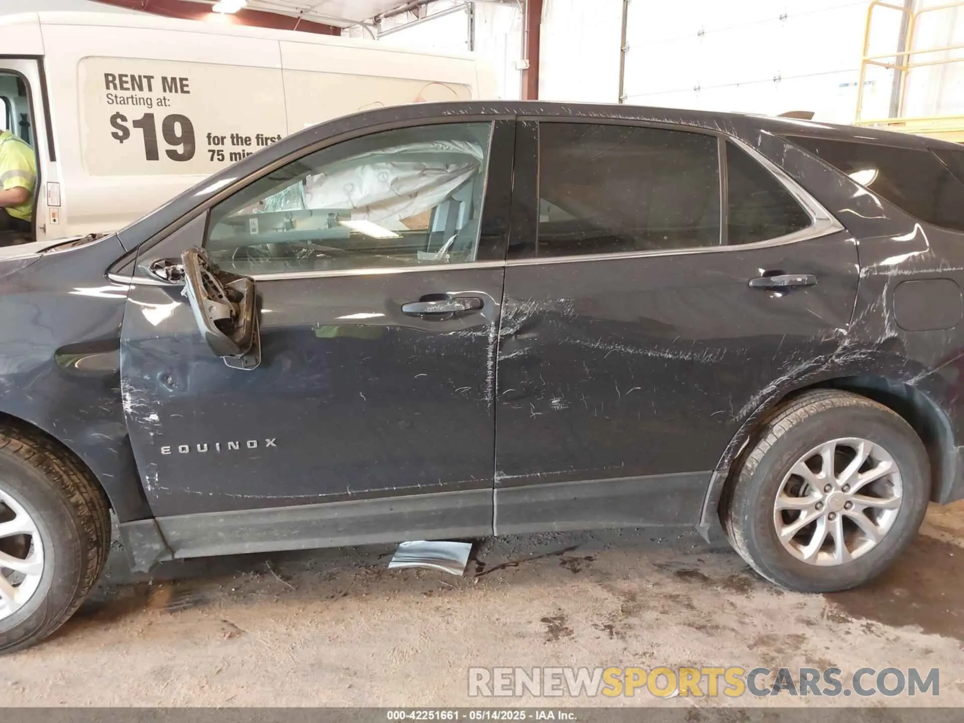 6 fotografías del automóvil dañado 3GNAXUEV3KS513449 CHEVROLET EQUINOX 2019