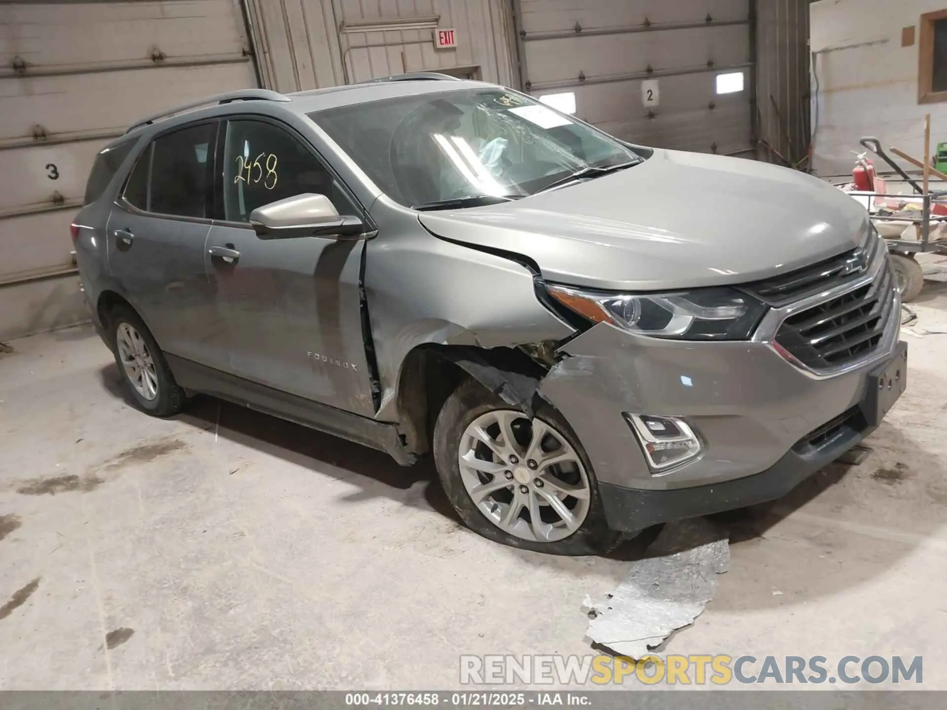 1 fotografías del automóvil dañado 3GNAXUEV3KS583713 CHEVROLET EQUINOX 2019