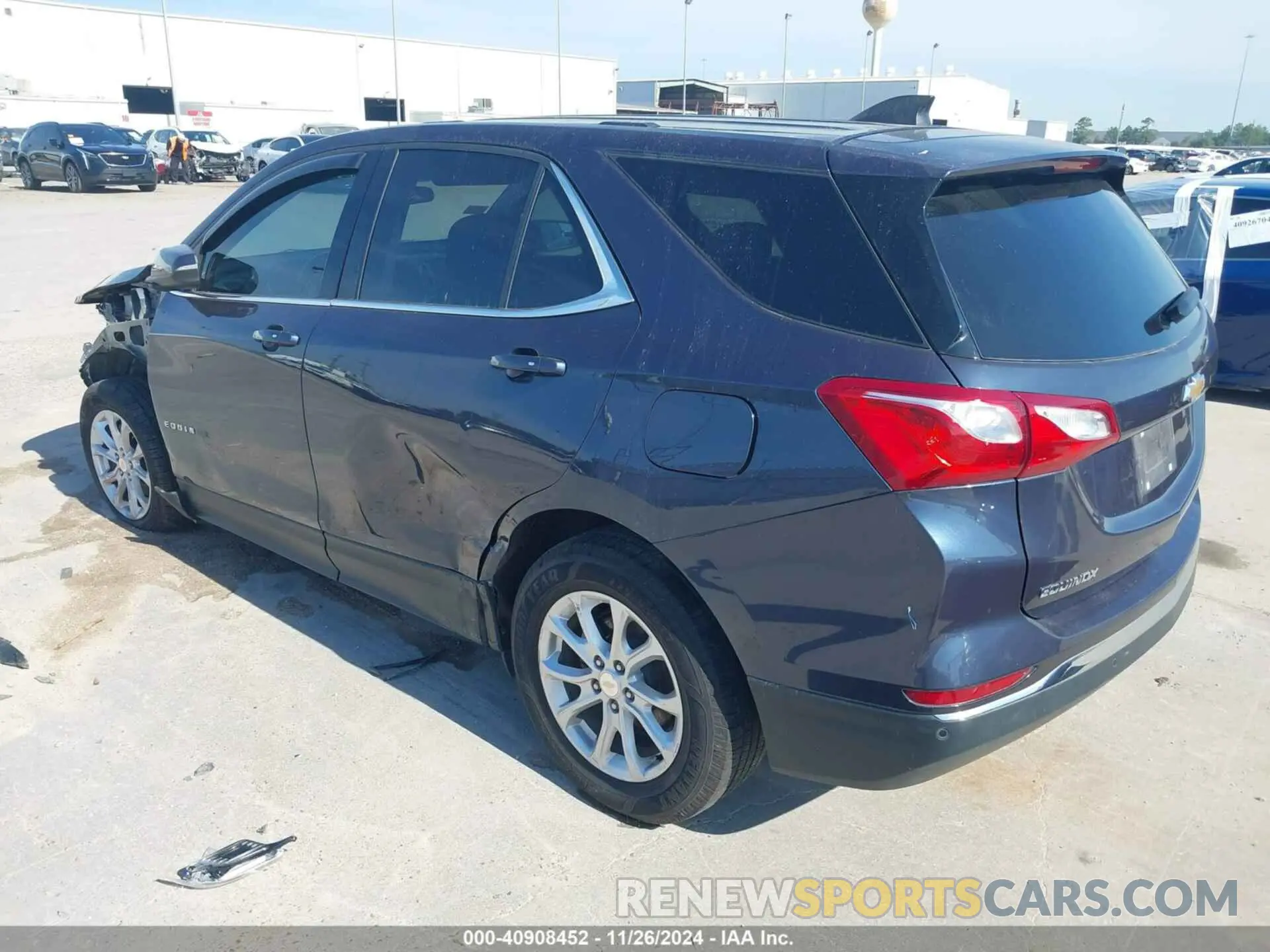 3 fotografías del automóvil dañado 3GNAXUEV4KS515873 CHEVROLET EQUINOX 2019