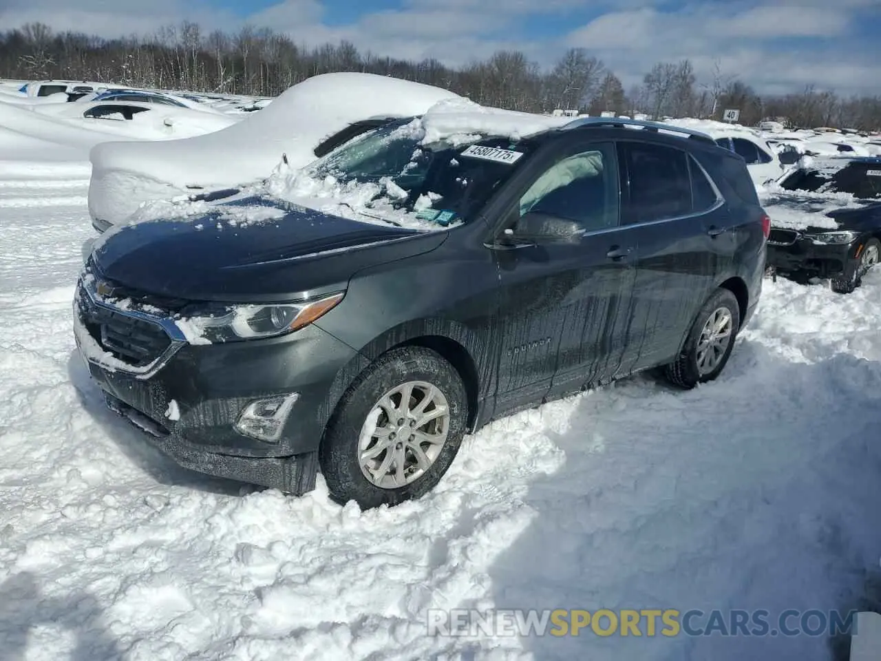 1 fotografías del automóvil dañado 3GNAXUEV4KS570758 CHEVROLET EQUINOX 2019