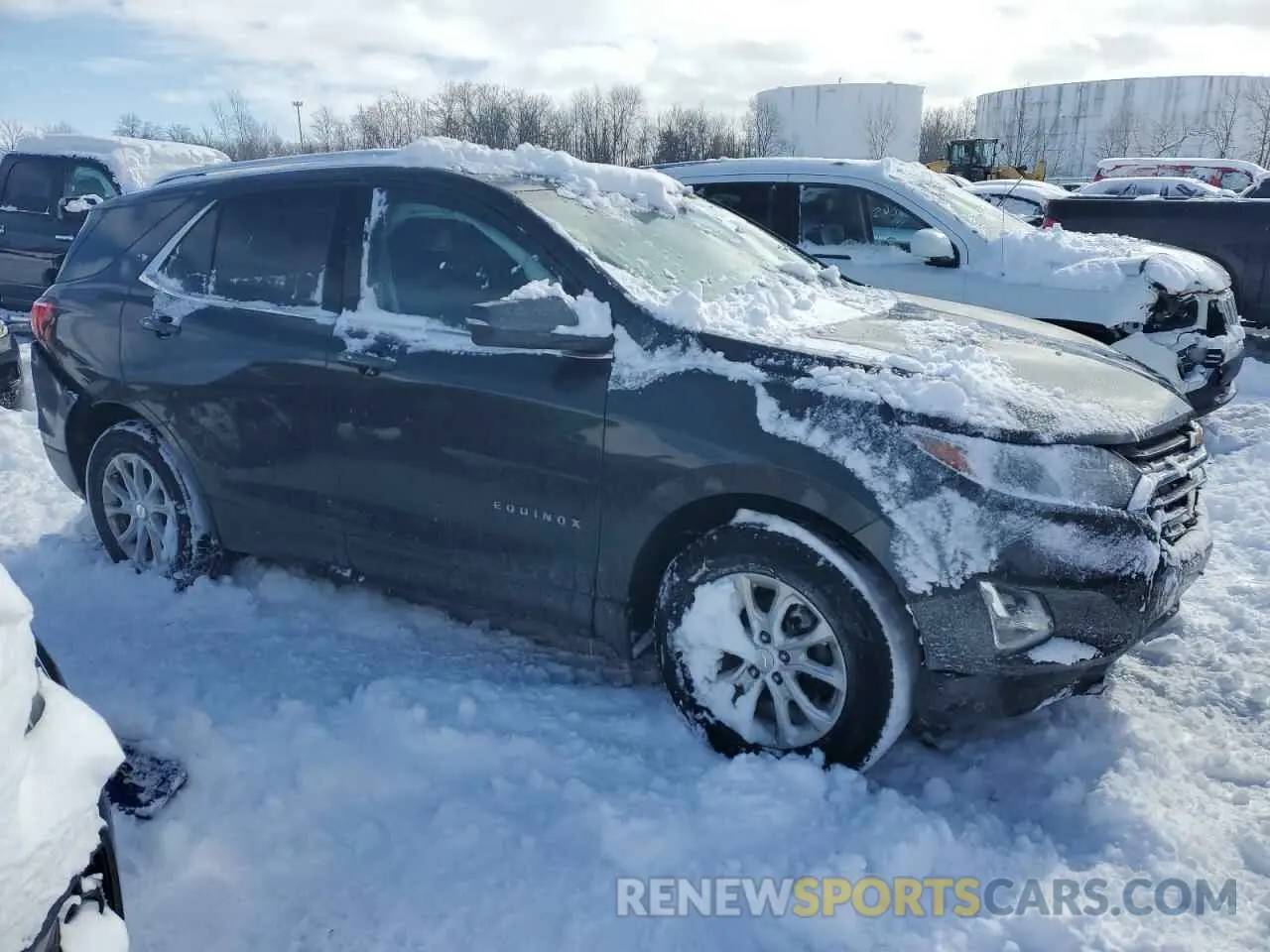 4 fotografías del automóvil dañado 3GNAXUEV4KS570758 CHEVROLET EQUINOX 2019