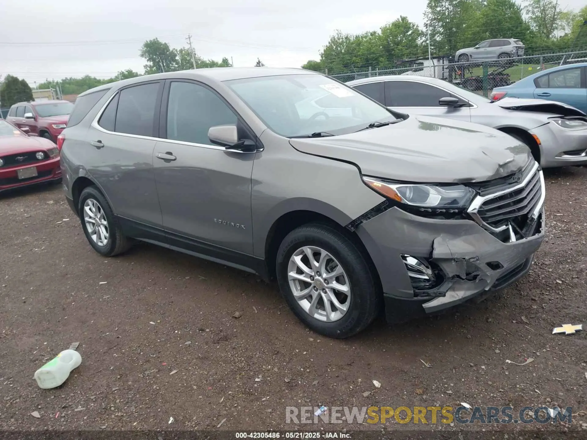 1 fotografías del automóvil dañado 3GNAXUEV4KS577841 CHEVROLET EQUINOX 2019