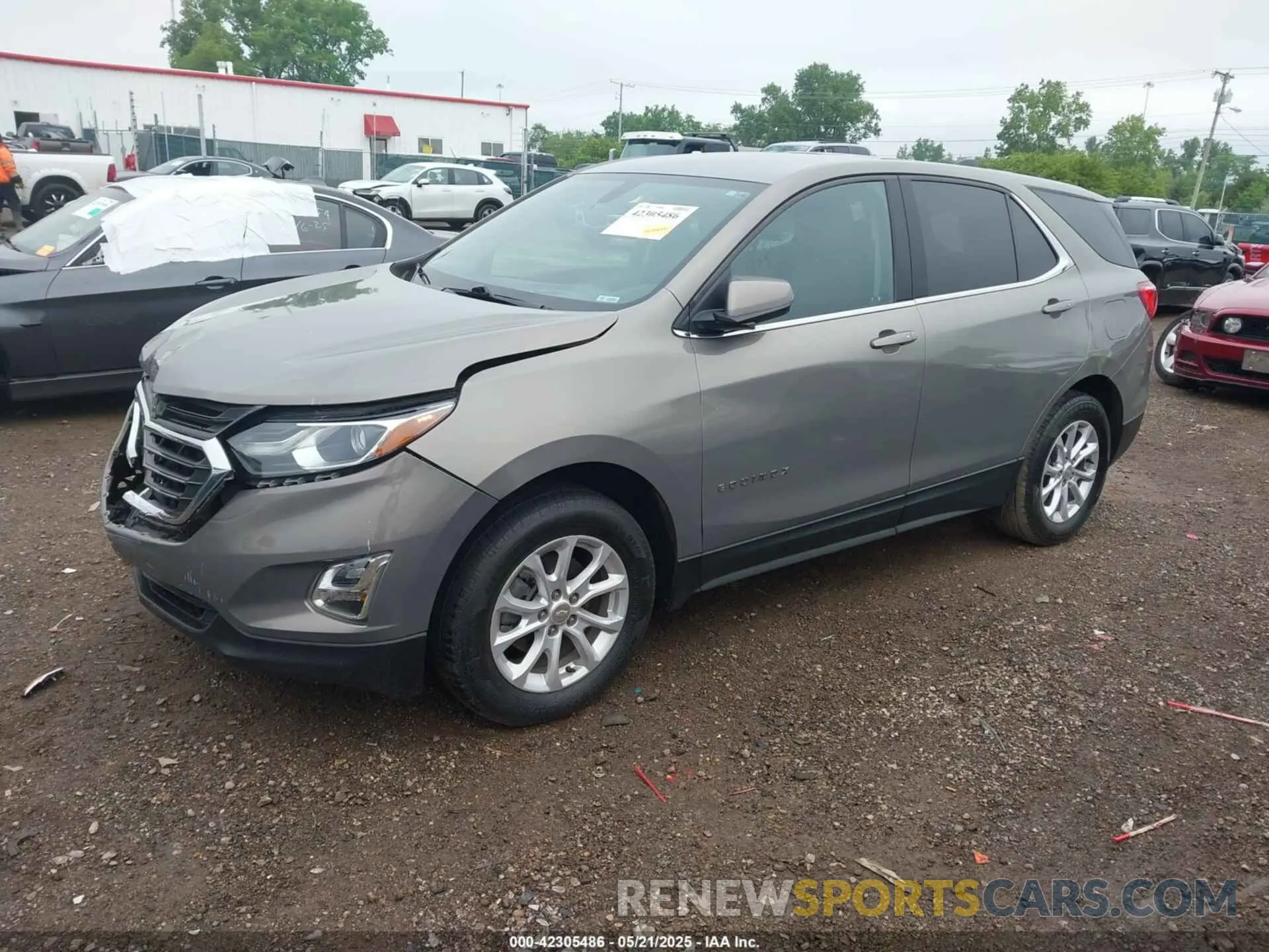 2 fotografías del automóvil dañado 3GNAXUEV4KS577841 CHEVROLET EQUINOX 2019