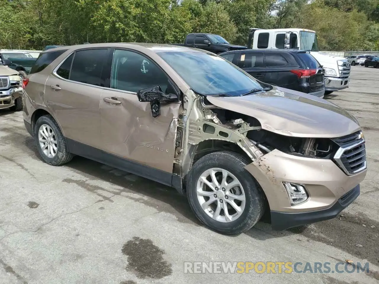 4 fotografías del automóvil dañado 3GNAXUEV5KL100913 CHEVROLET EQUINOX 2019