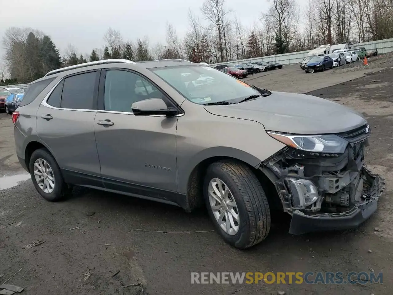 4 fotografías del automóvil dañado 3GNAXUEV5KS528776 CHEVROLET EQUINOX 2019
