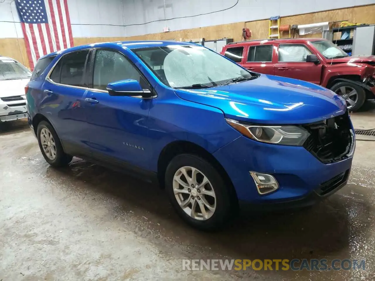 4 fotografías del automóvil dañado 3GNAXUEV5KS559414 CHEVROLET EQUINOX 2019
