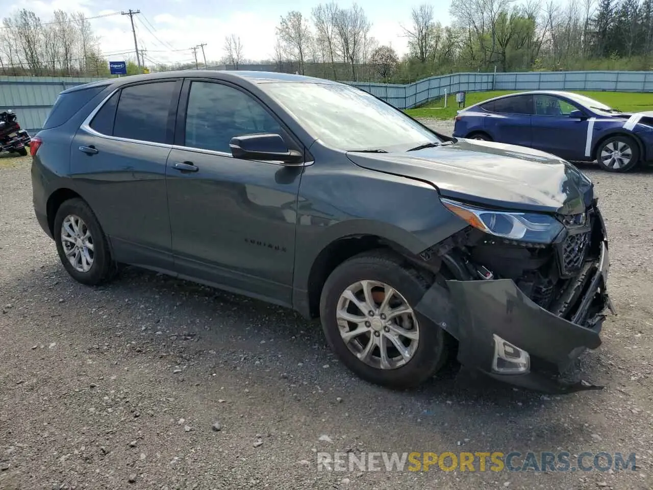 4 fotografías del automóvil dañado 3GNAXUEV5KS577007 CHEVROLET EQUINOX 2019