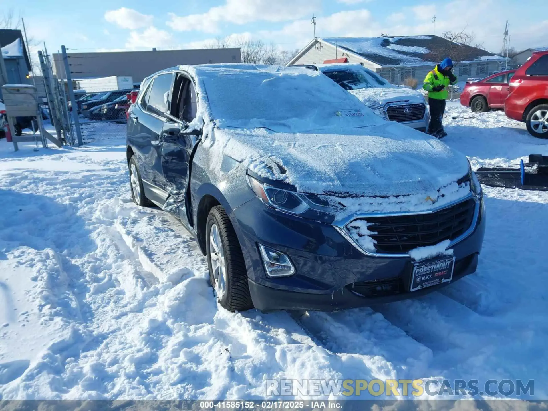1 fotografías del automóvil dañado 3GNAXUEV6KS517902 CHEVROLET EQUINOX 2019