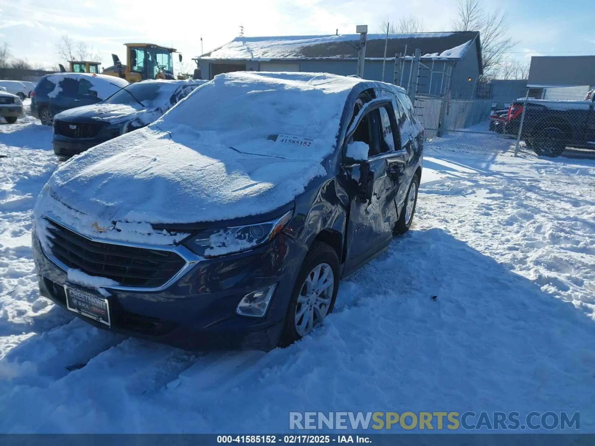 2 fotografías del automóvil dañado 3GNAXUEV6KS517902 CHEVROLET EQUINOX 2019