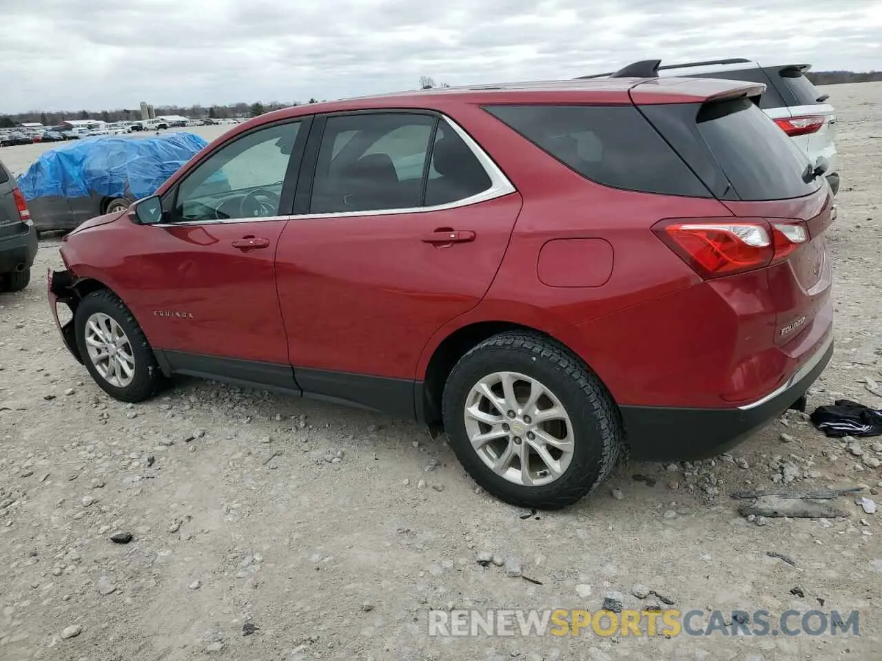 2 fotografías del automóvil dañado 3GNAXUEV6KS569000 CHEVROLET EQUINOX 2019